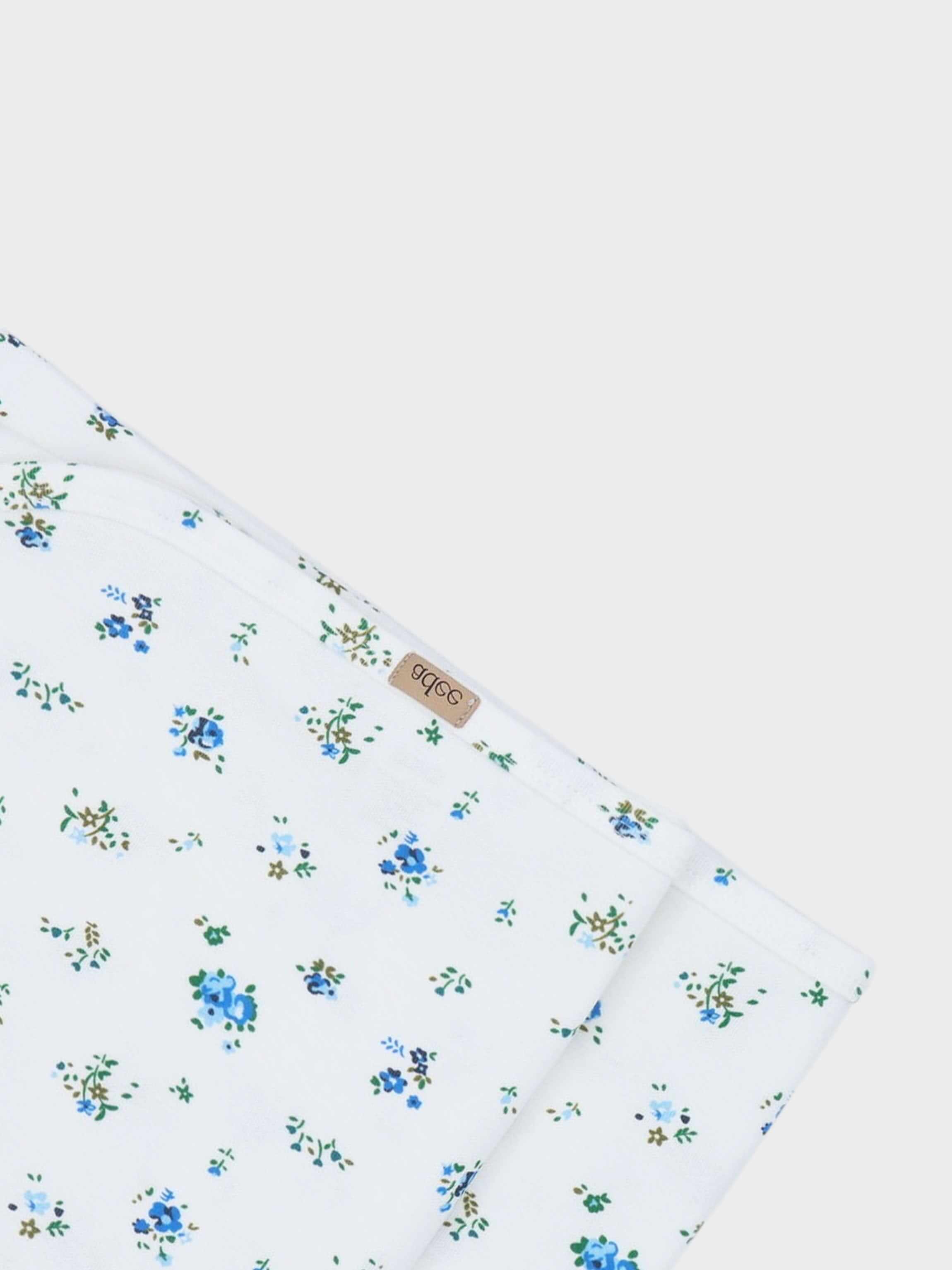Freesia flower swaddle blanket for boys