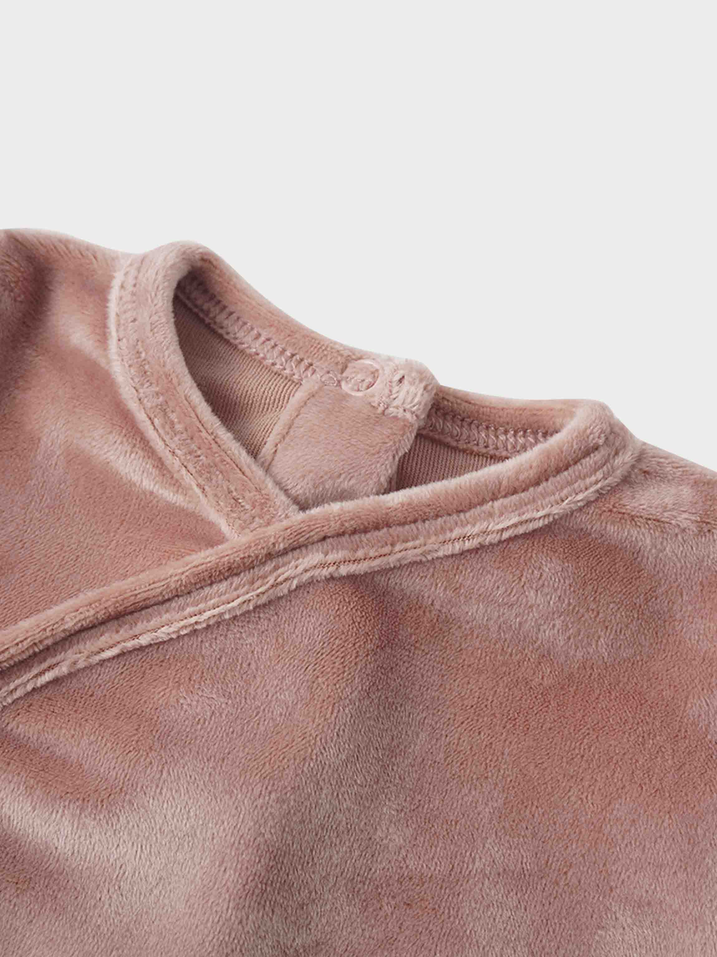 Velour Crossover Stretchy - Pink