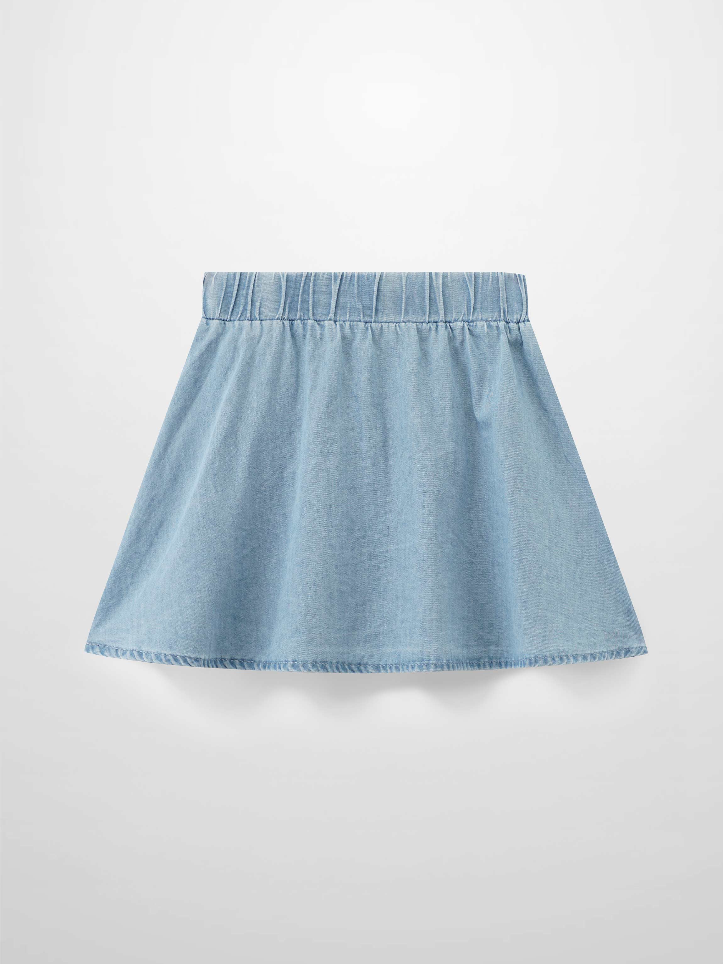 Light denim circle skirt for girls perfect summer wear.