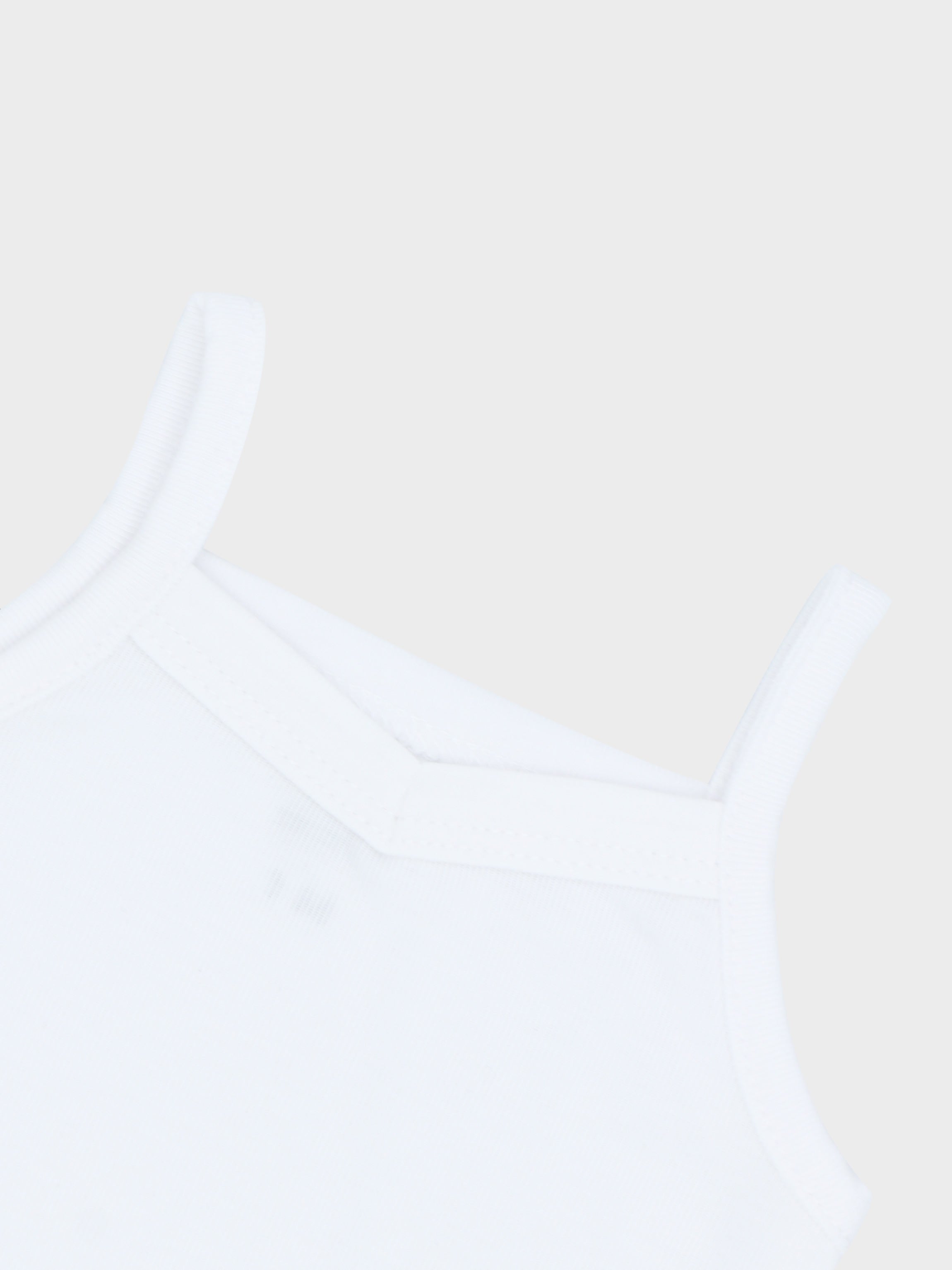 Ribbed undershirt detail baby bodysuit