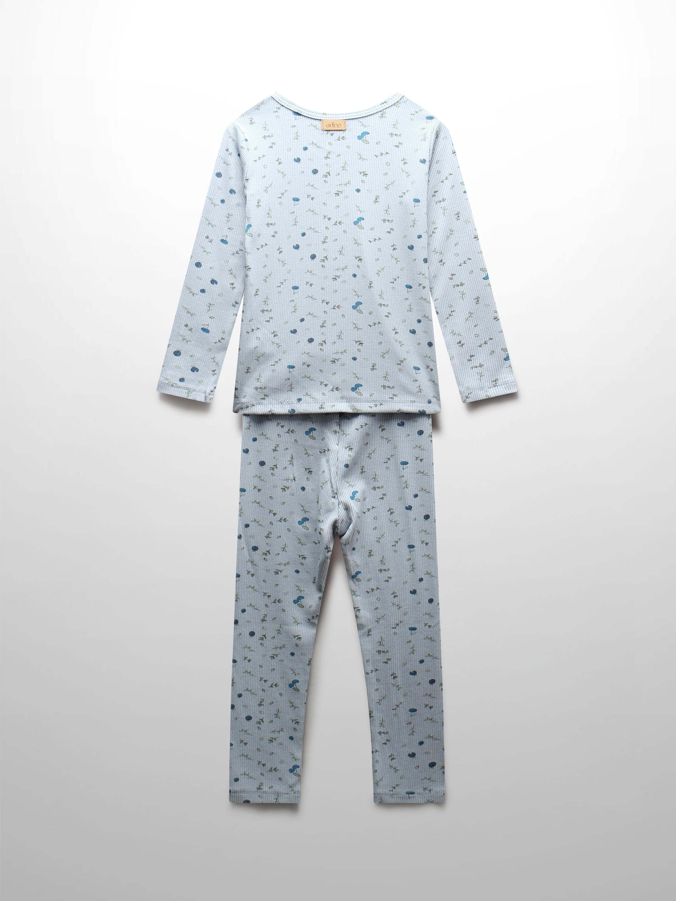 Mini Berry Pajamas - Blue Set