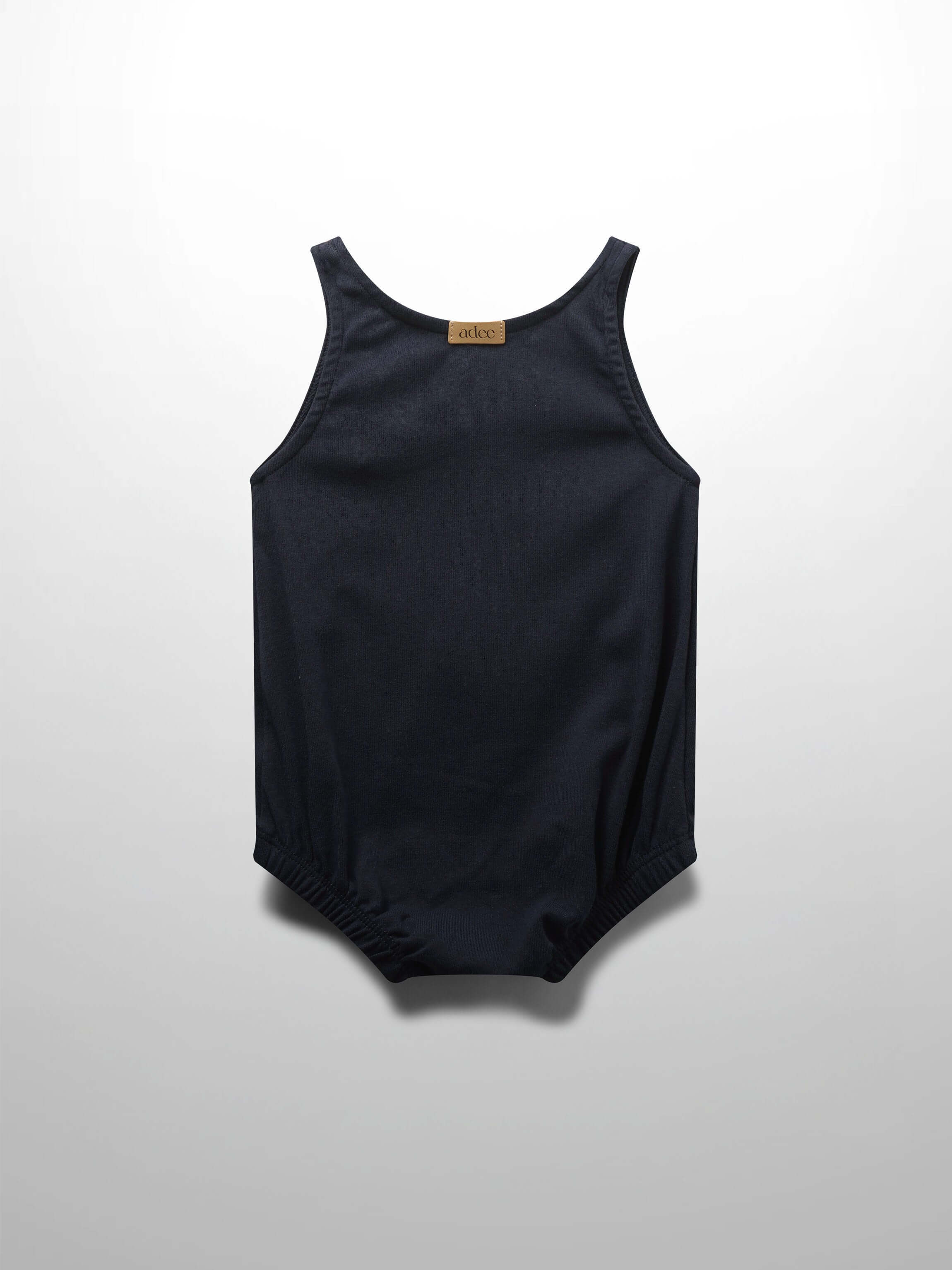 Baby boy navy romper outfit