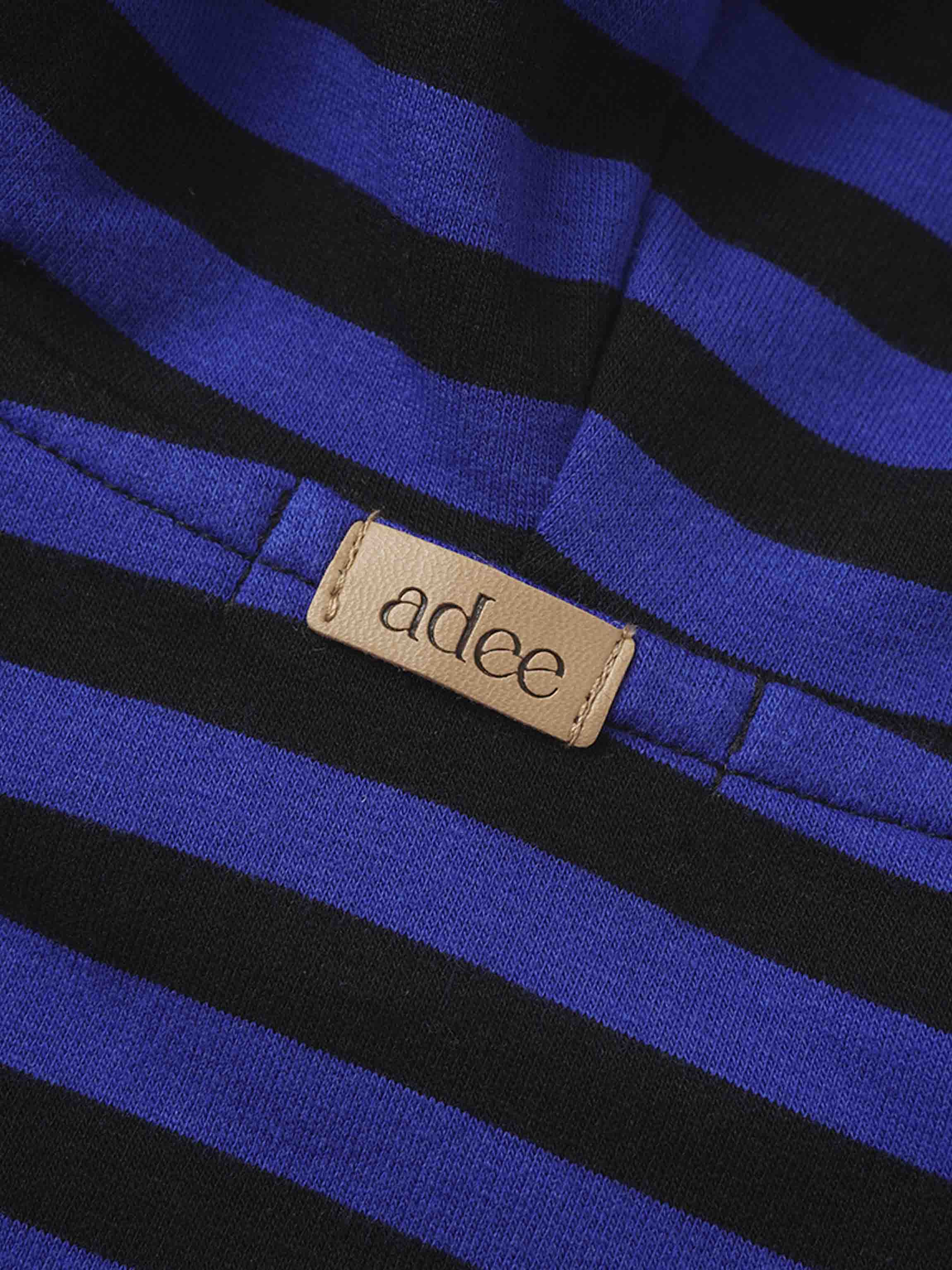 Striped Sweatshirt - Blue & Black
