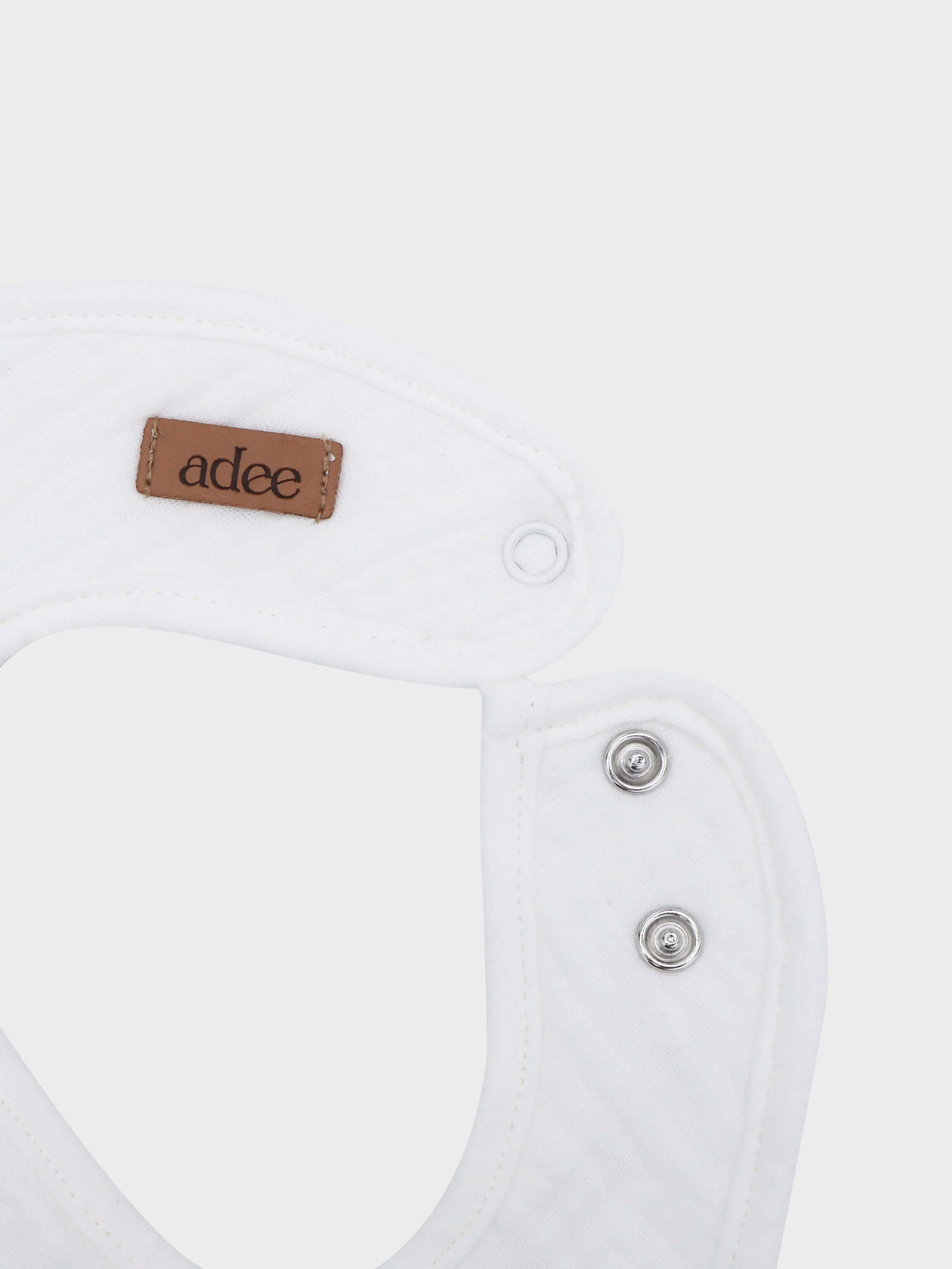 Baby boy bib with snaps in the back high quality