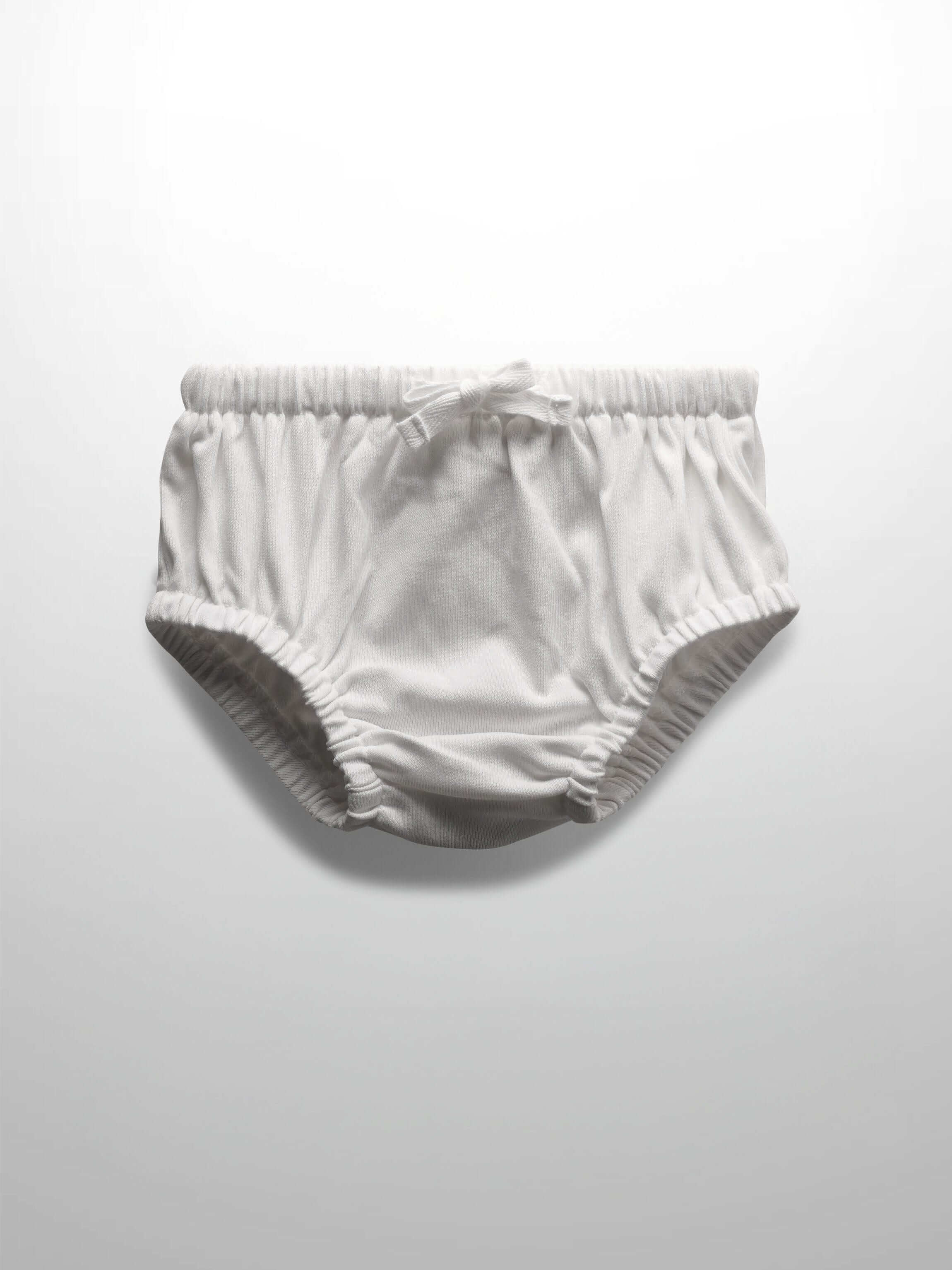 White drawstring bloomers for toddlers