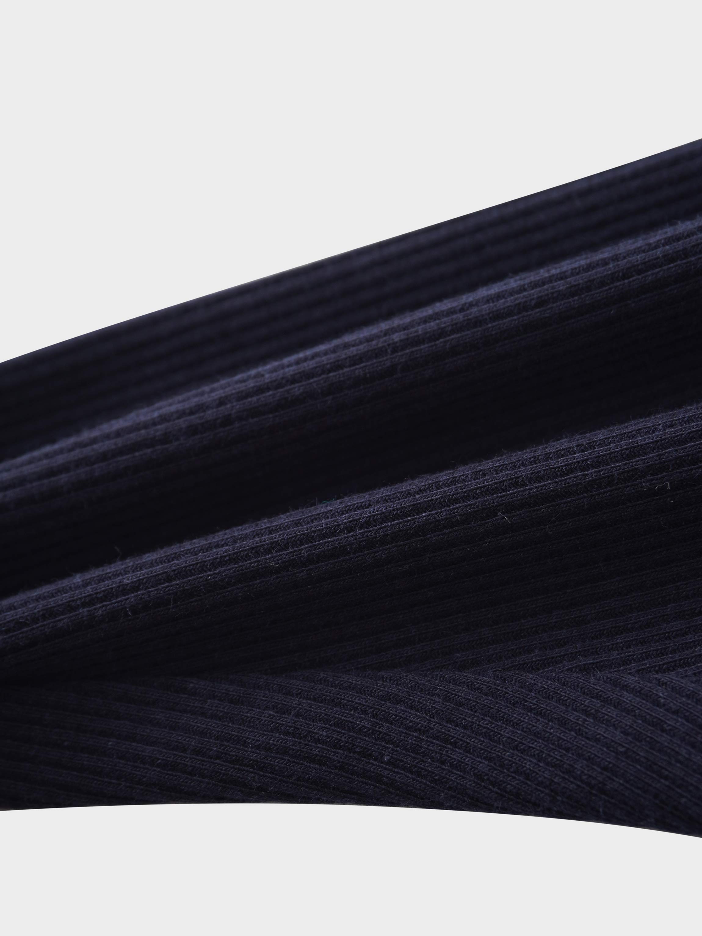 Ribbed navy blue leggings texture