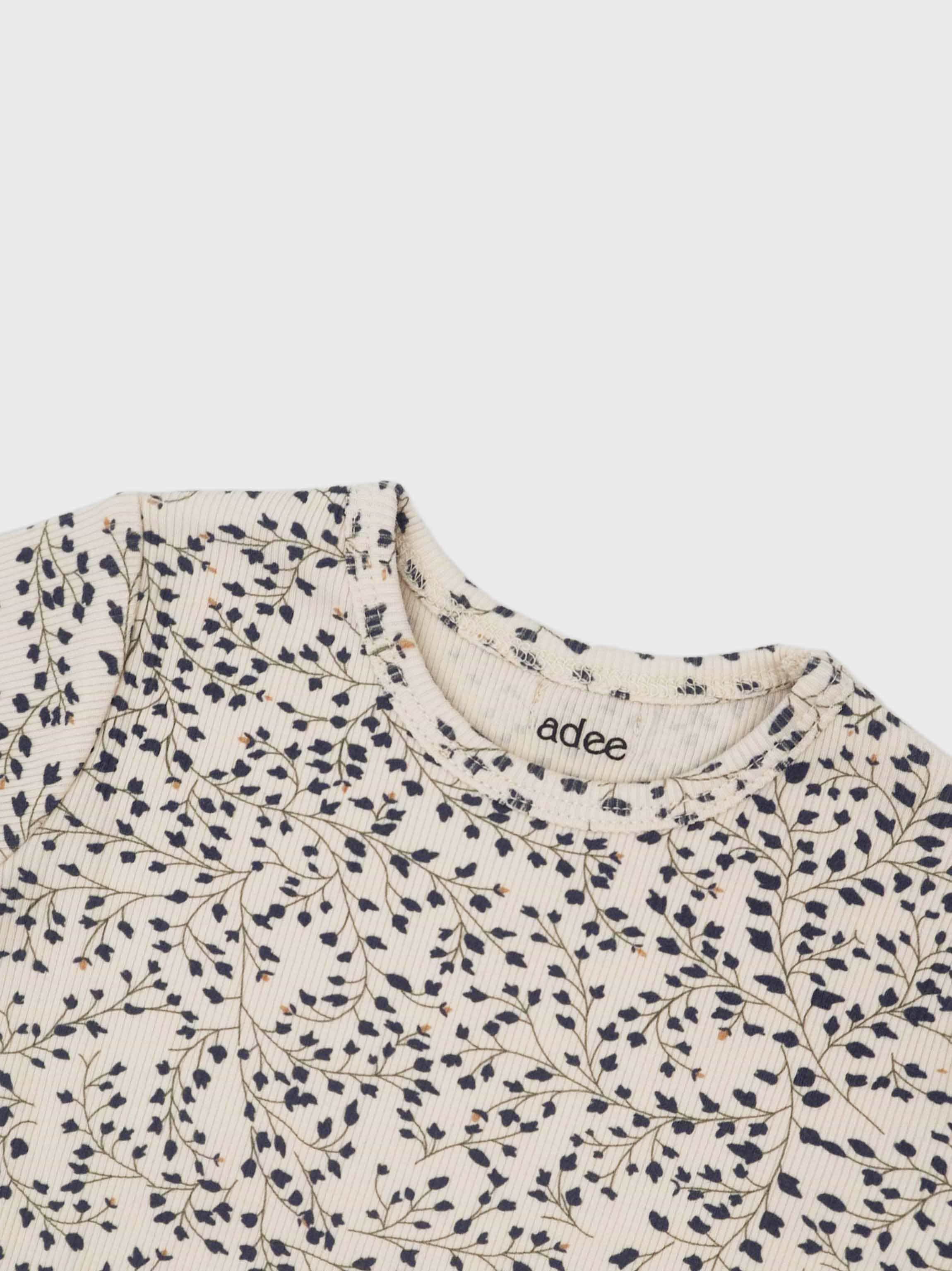 Flowing Ivy pajamas design close-up