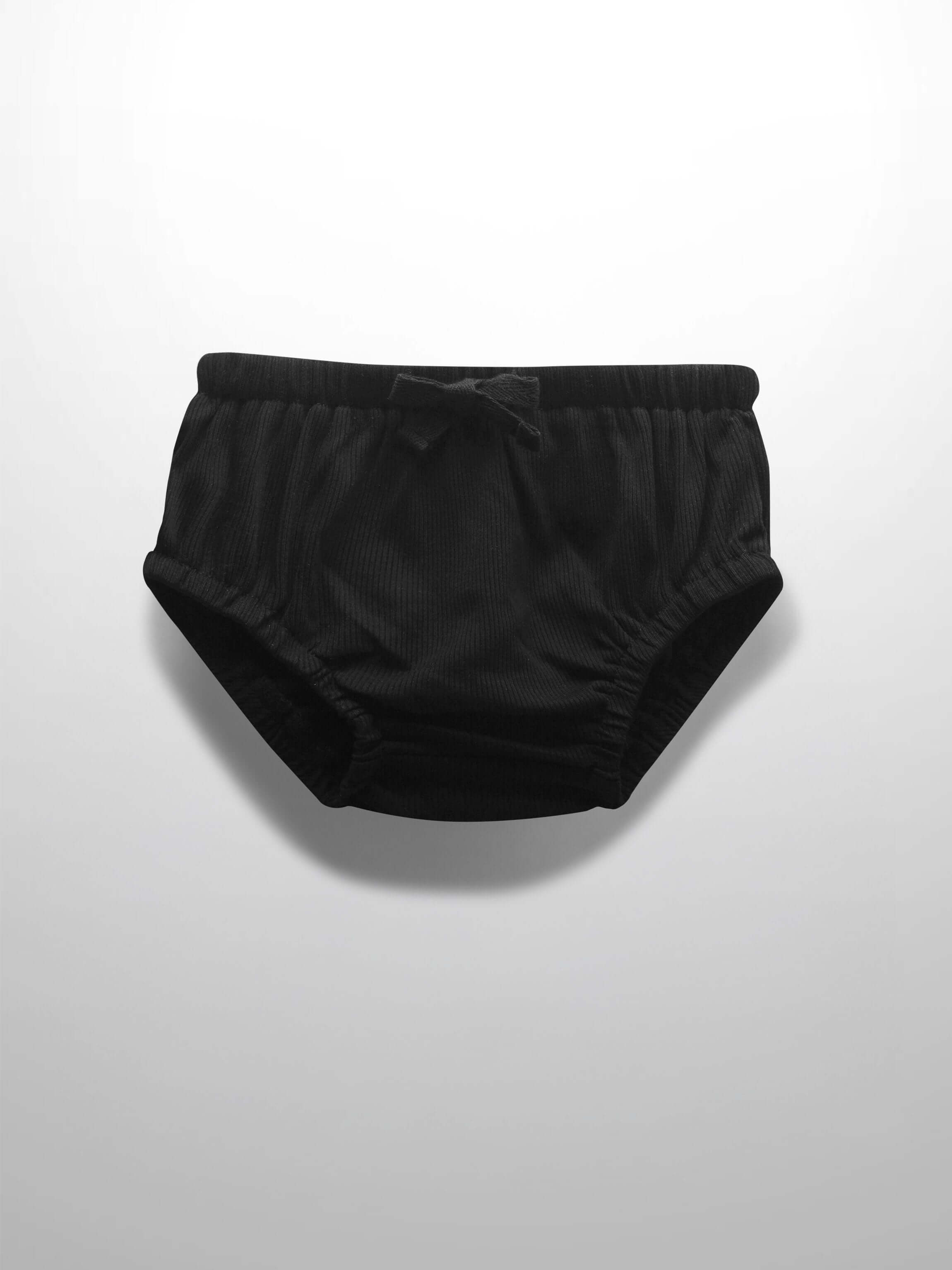 Black drawstring bloomers for kids