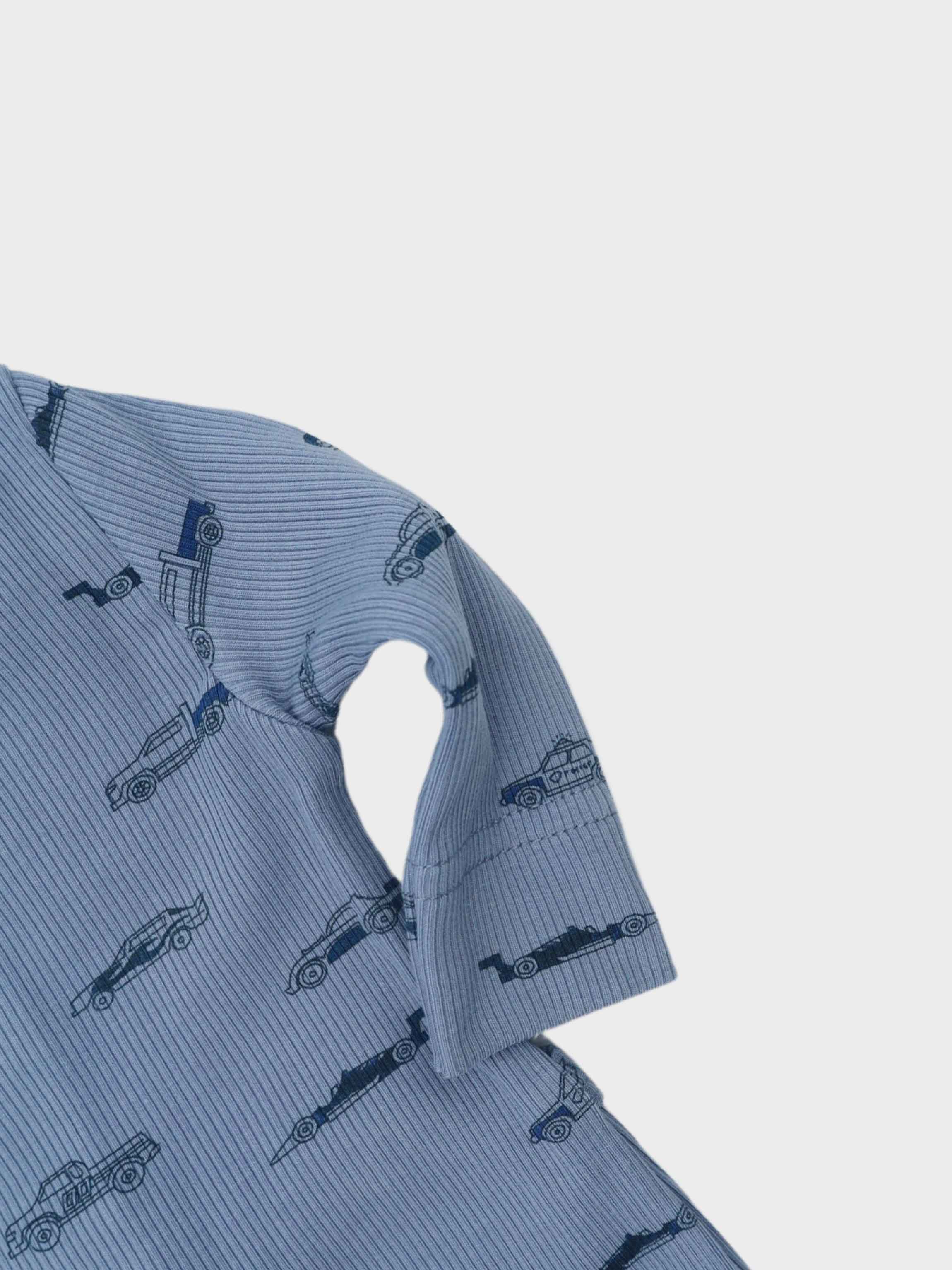 Baby jumpsuit with truck design