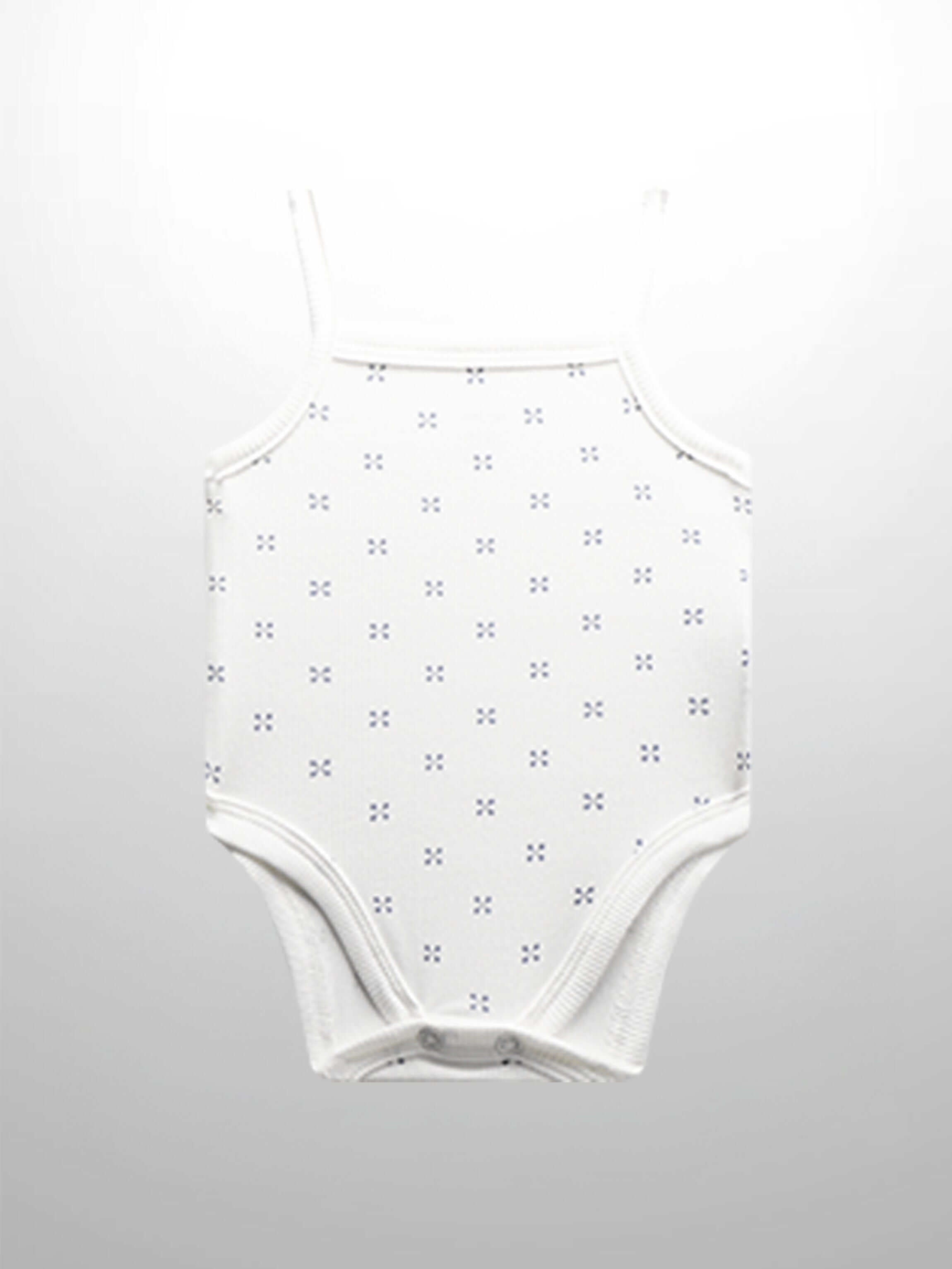 Light blue diamond pattern bodysuit