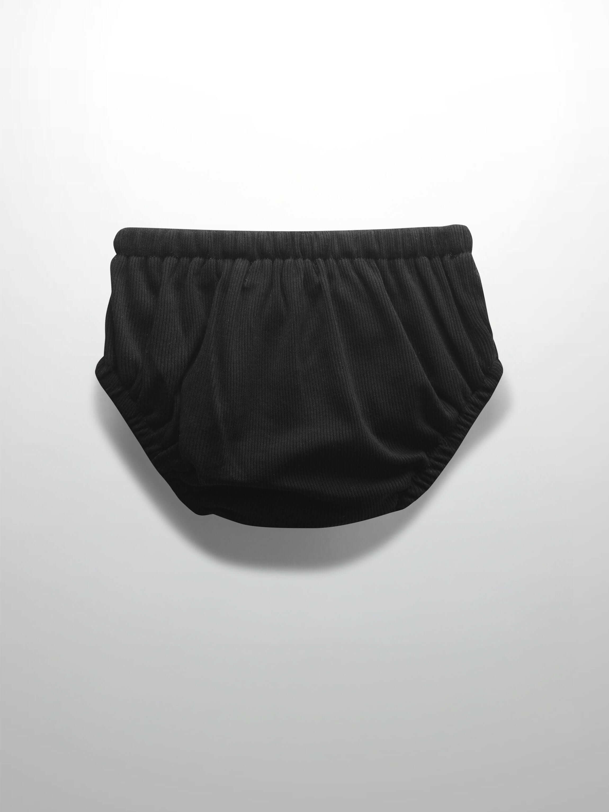 Black drawstring bloomers for kids