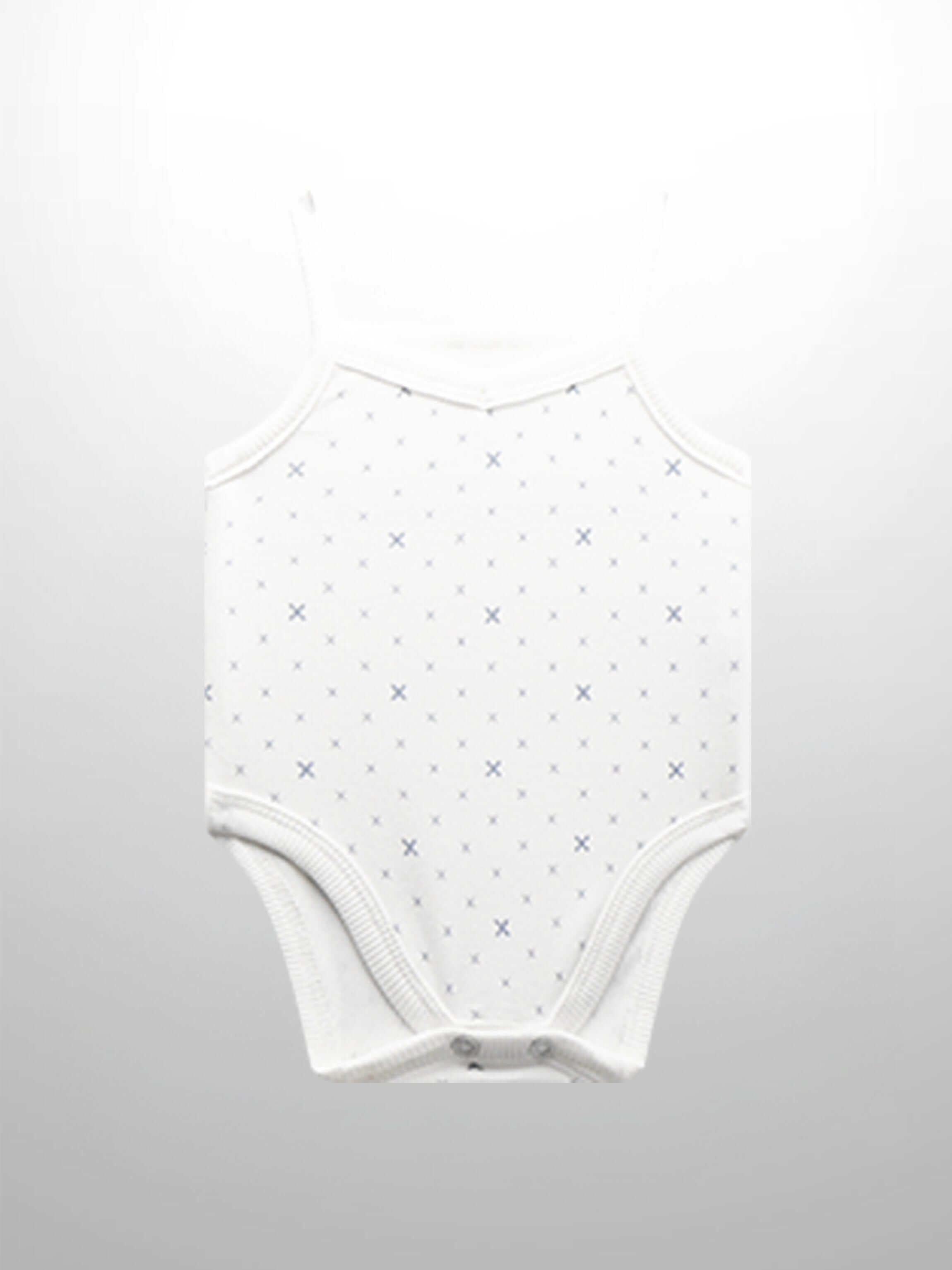 Diamond patterned bodysuit undershirt