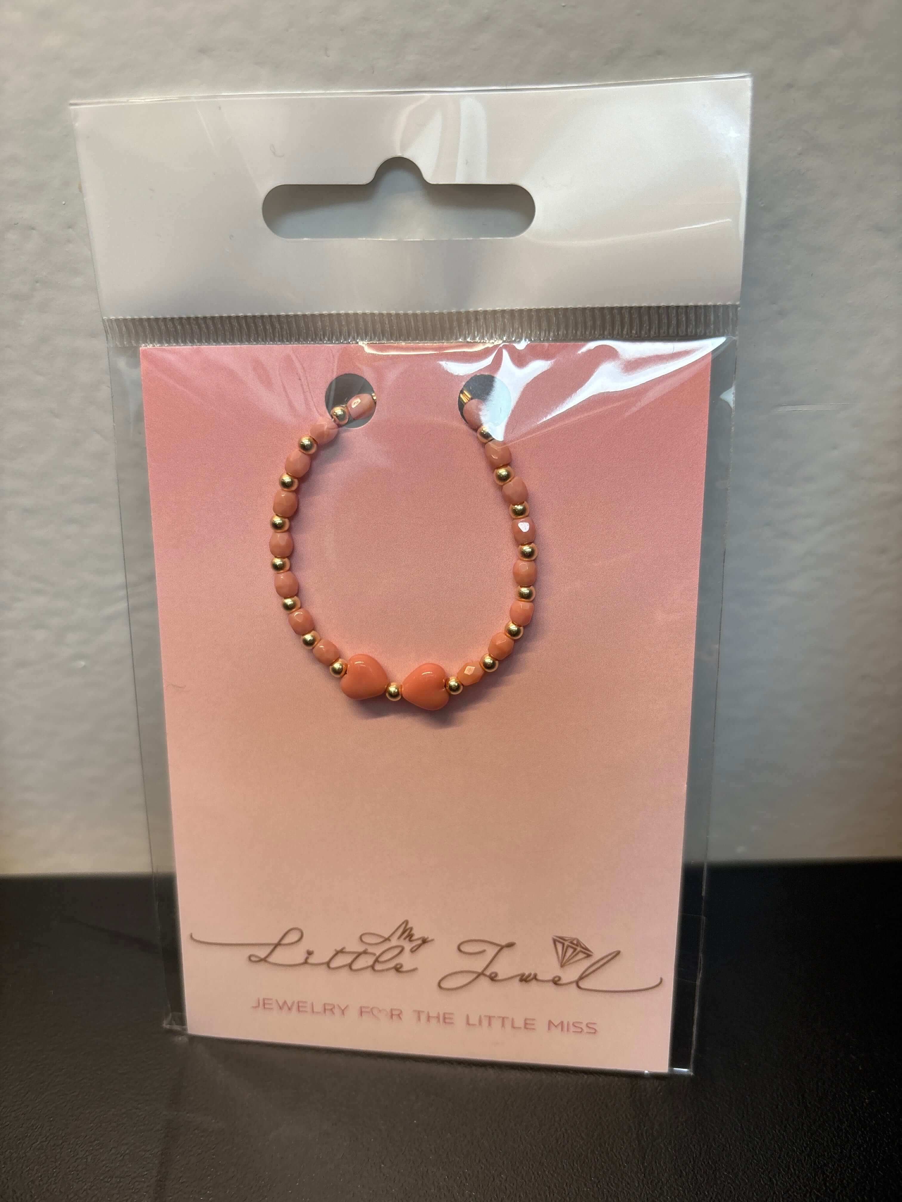 Pink Bow Stardust Bracelet packaging display