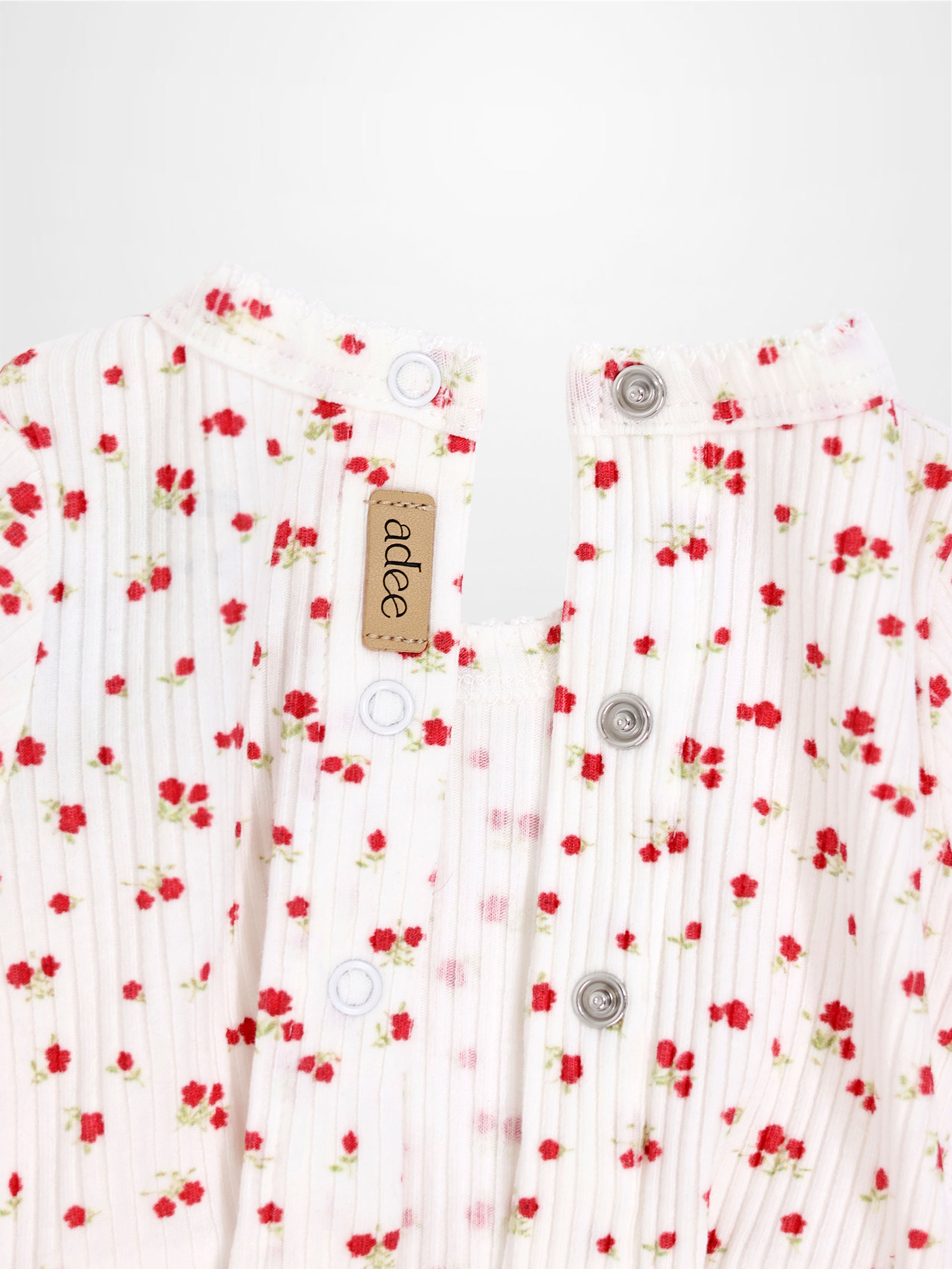 Red Flower Stretchy girls&