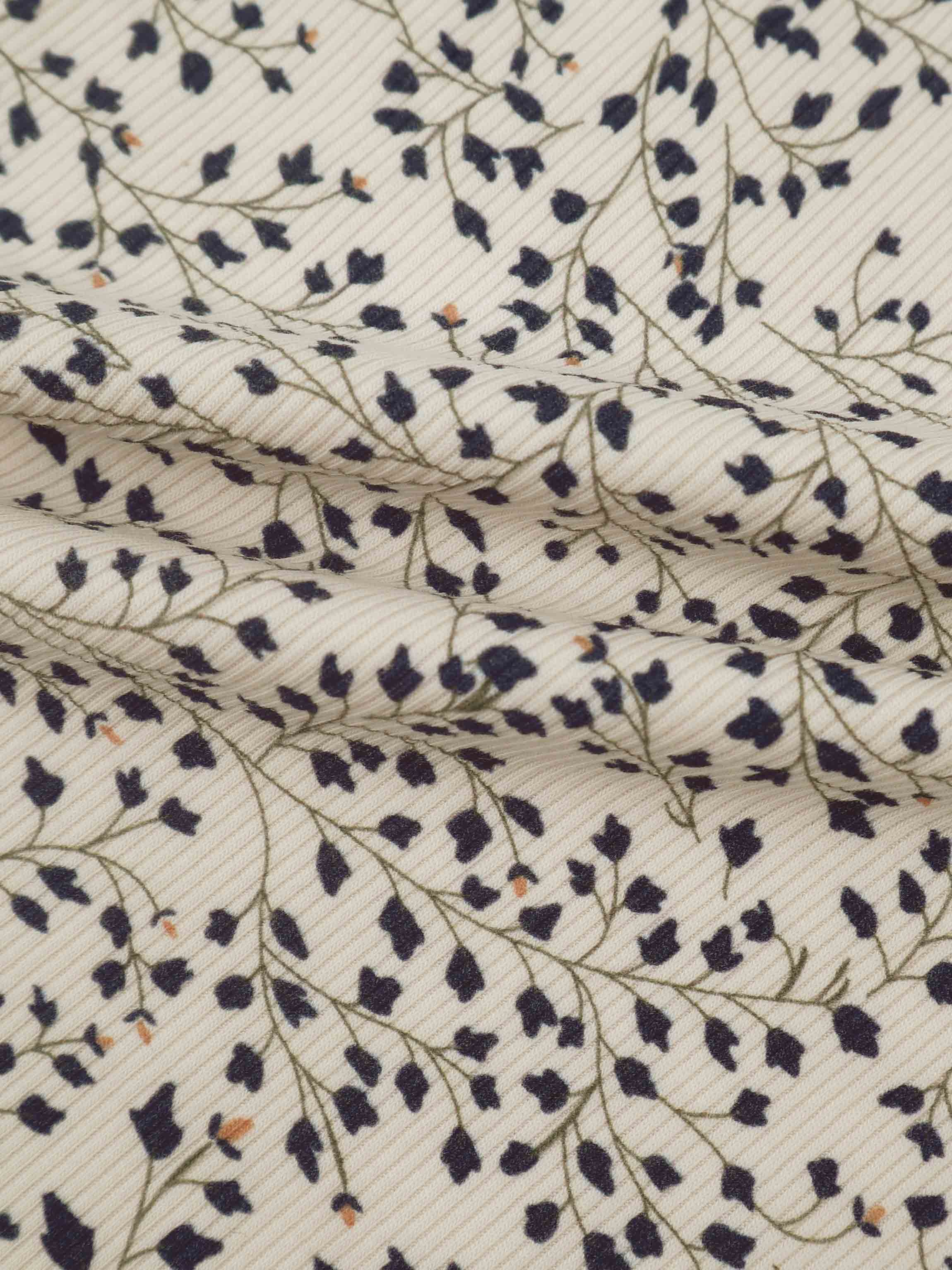 Flowing ivory pajama print design