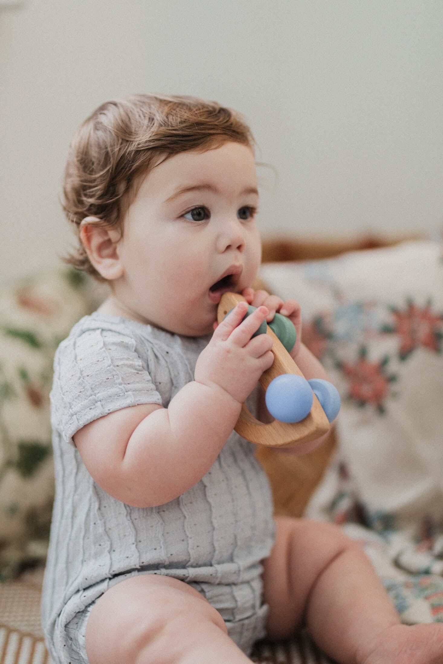 light blue romper boy