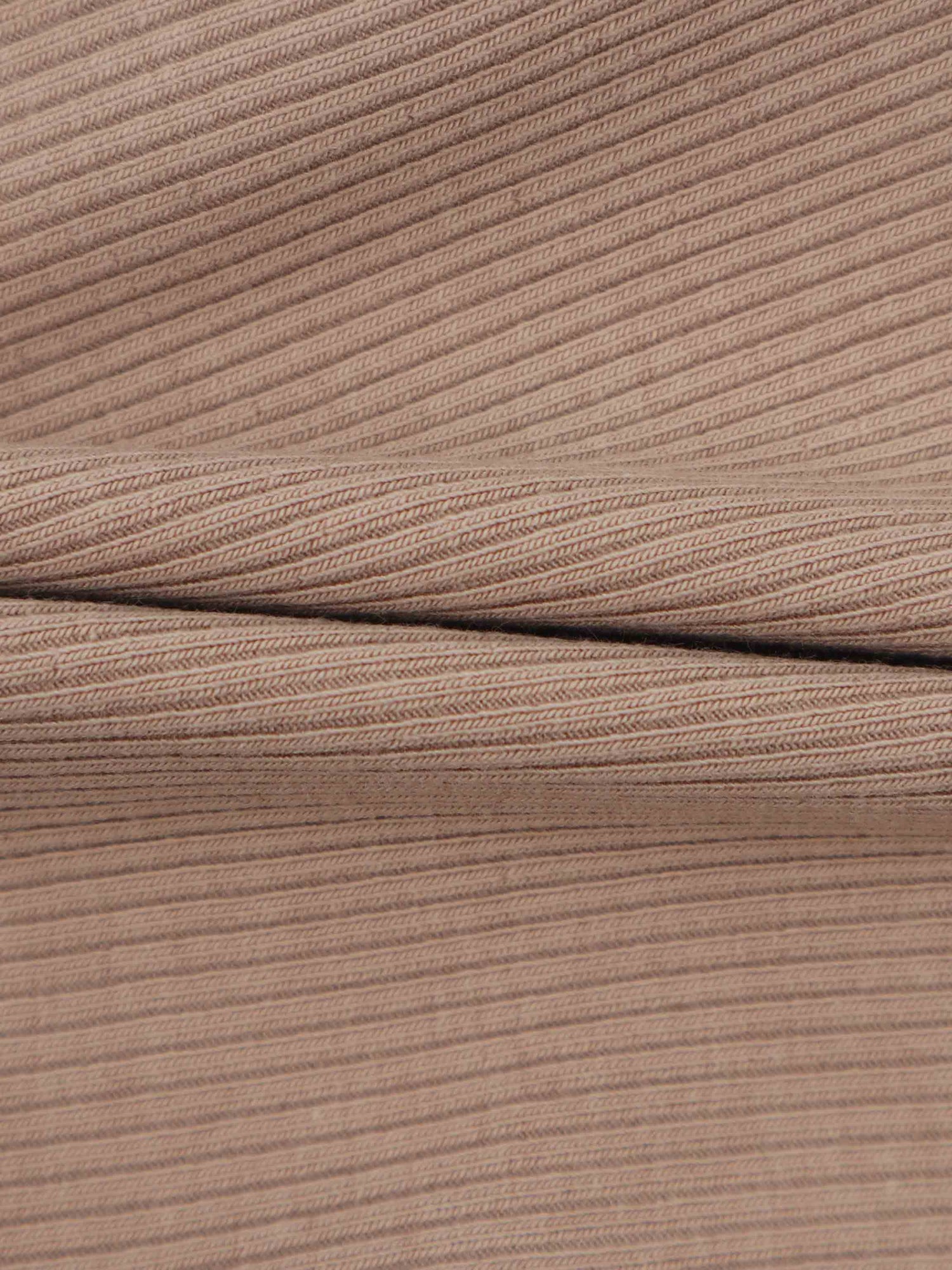 Thin ribbed beige fabric texture