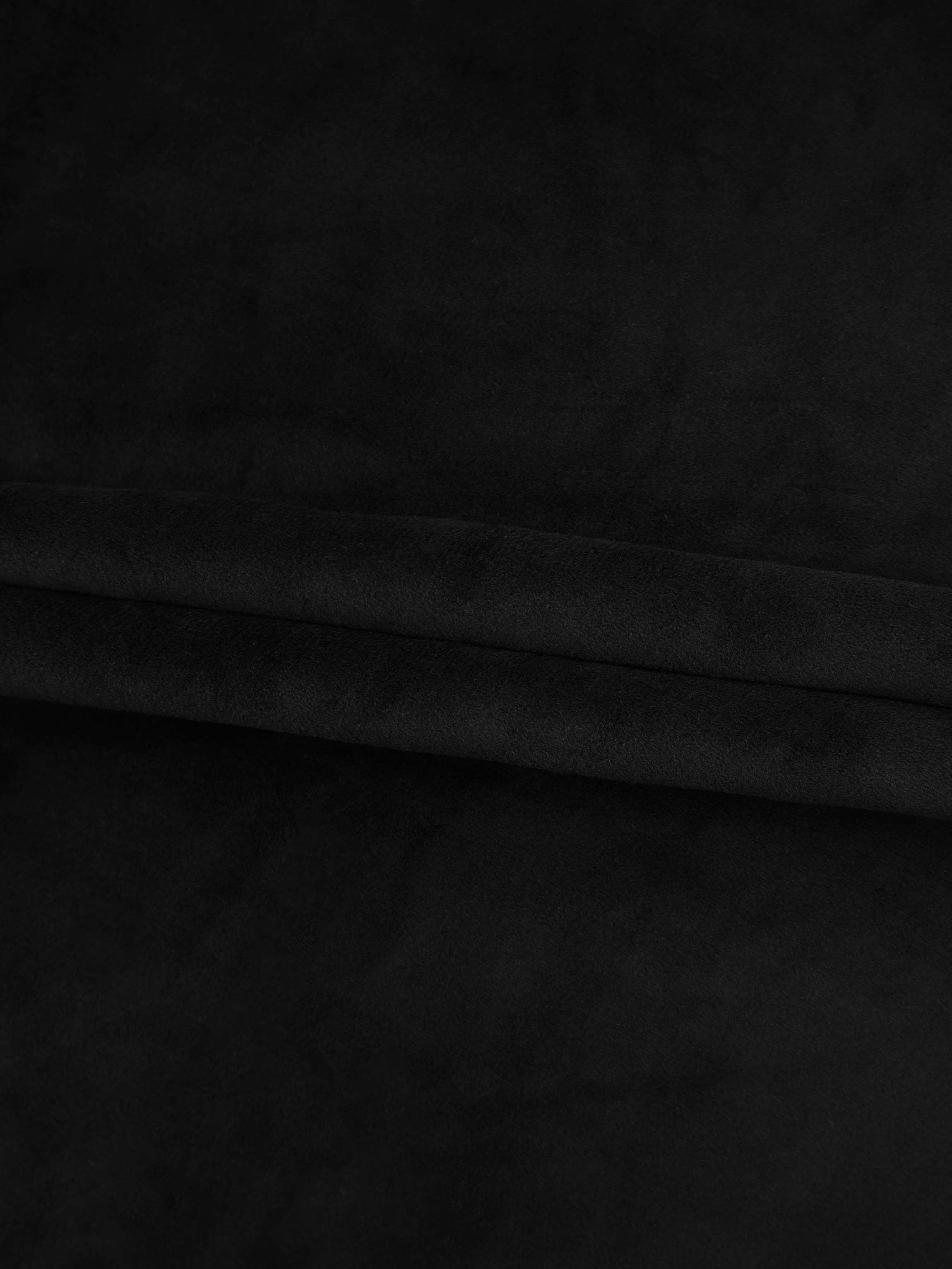 Baby black velour blanket swaddle fabric