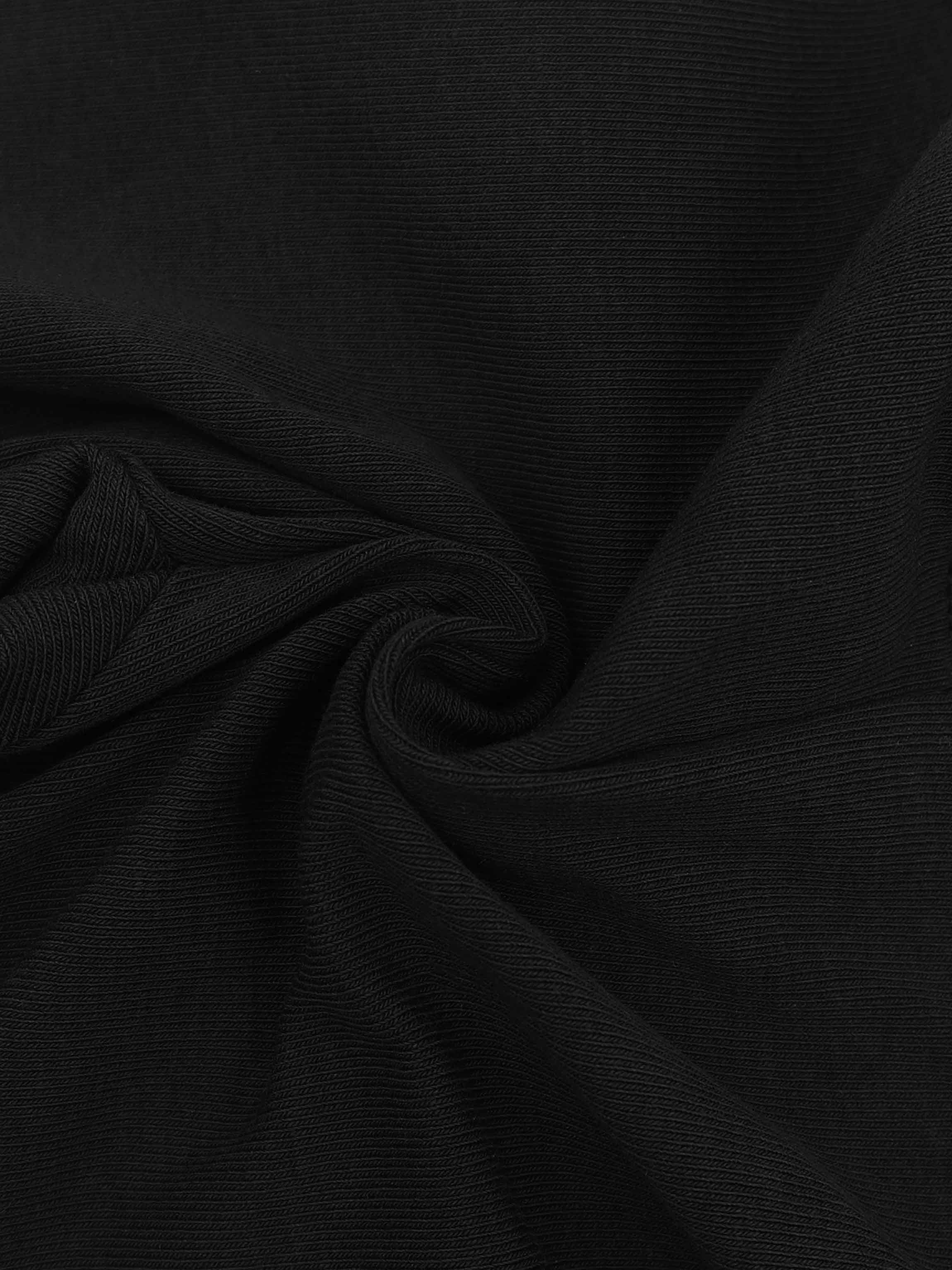 Black fabric texture for leggings.
