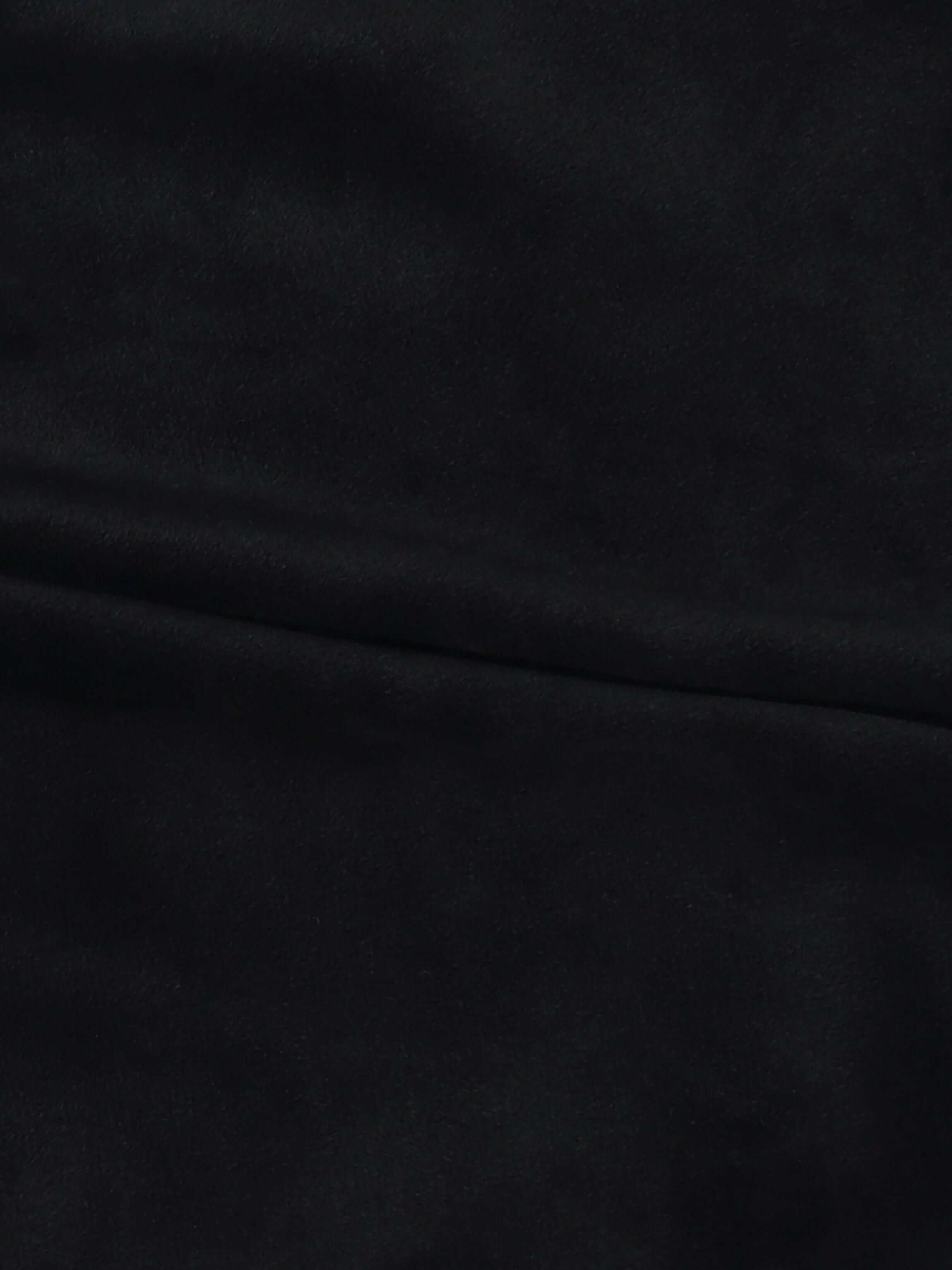 Soft black velour fabric for kids pajamas