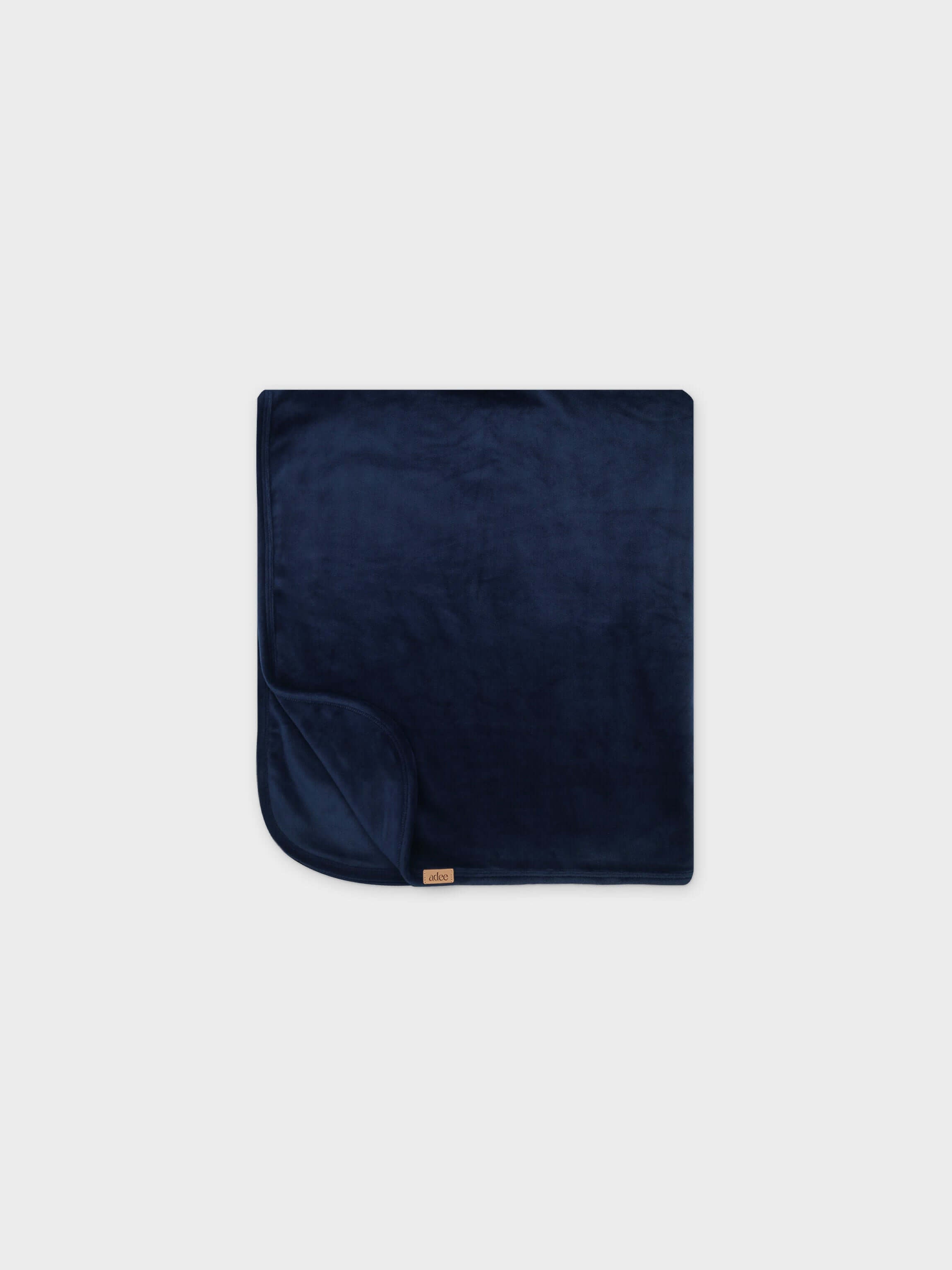 Velour Blanket-Navy