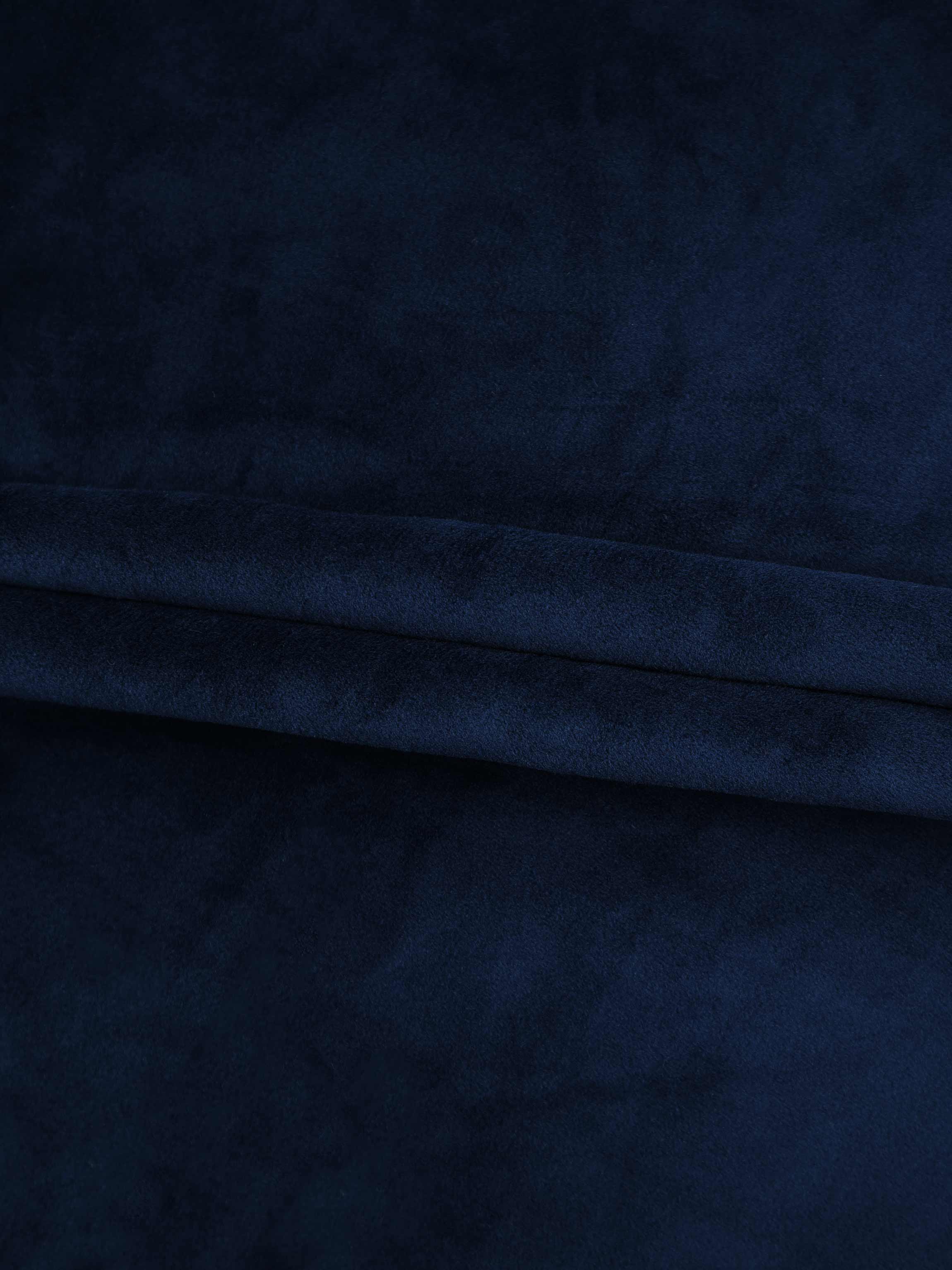 Velour Blanket-Navy