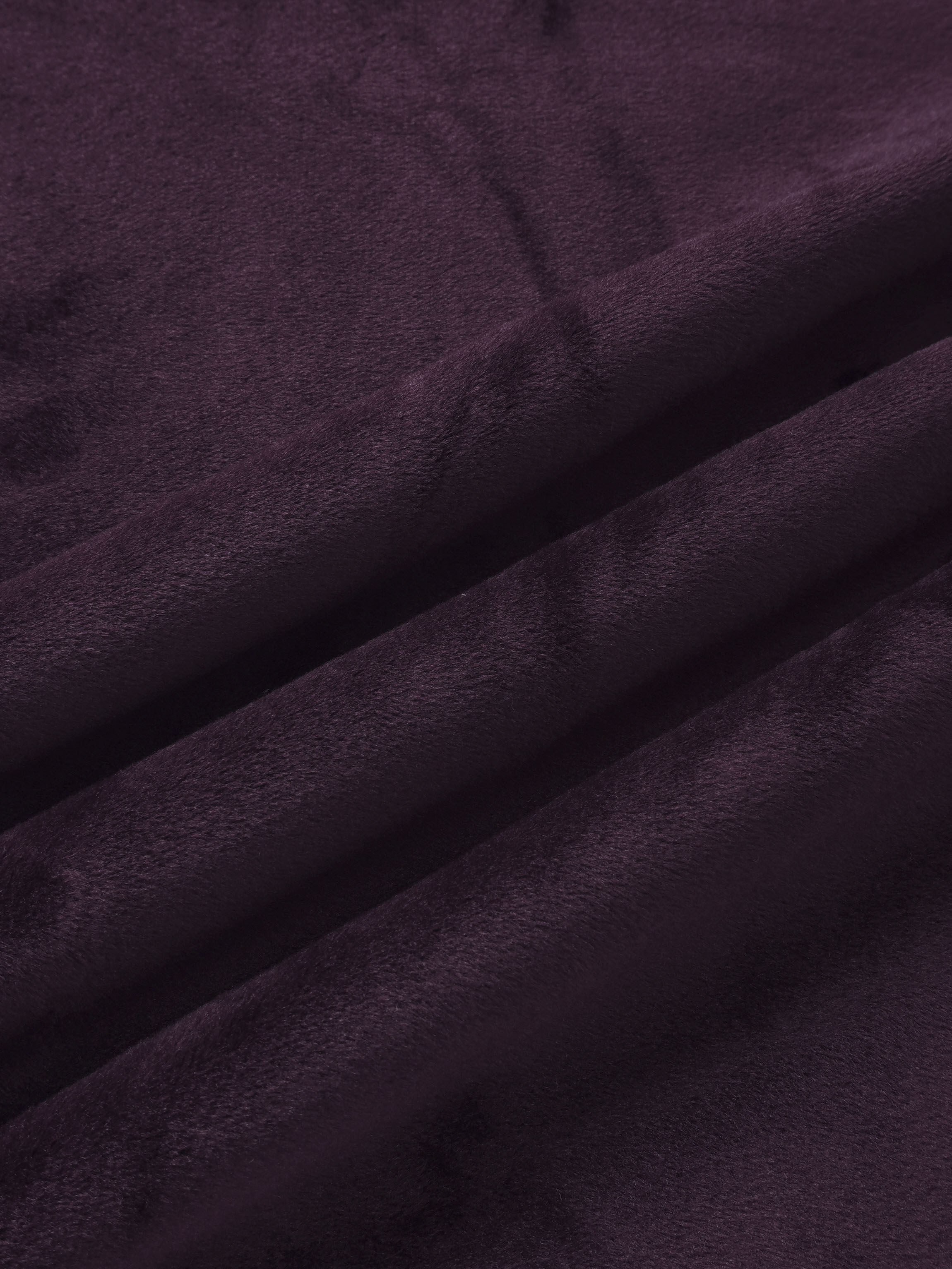 Embroidered Bear Blanket - Burgundy plush fleece, swaddle blanket