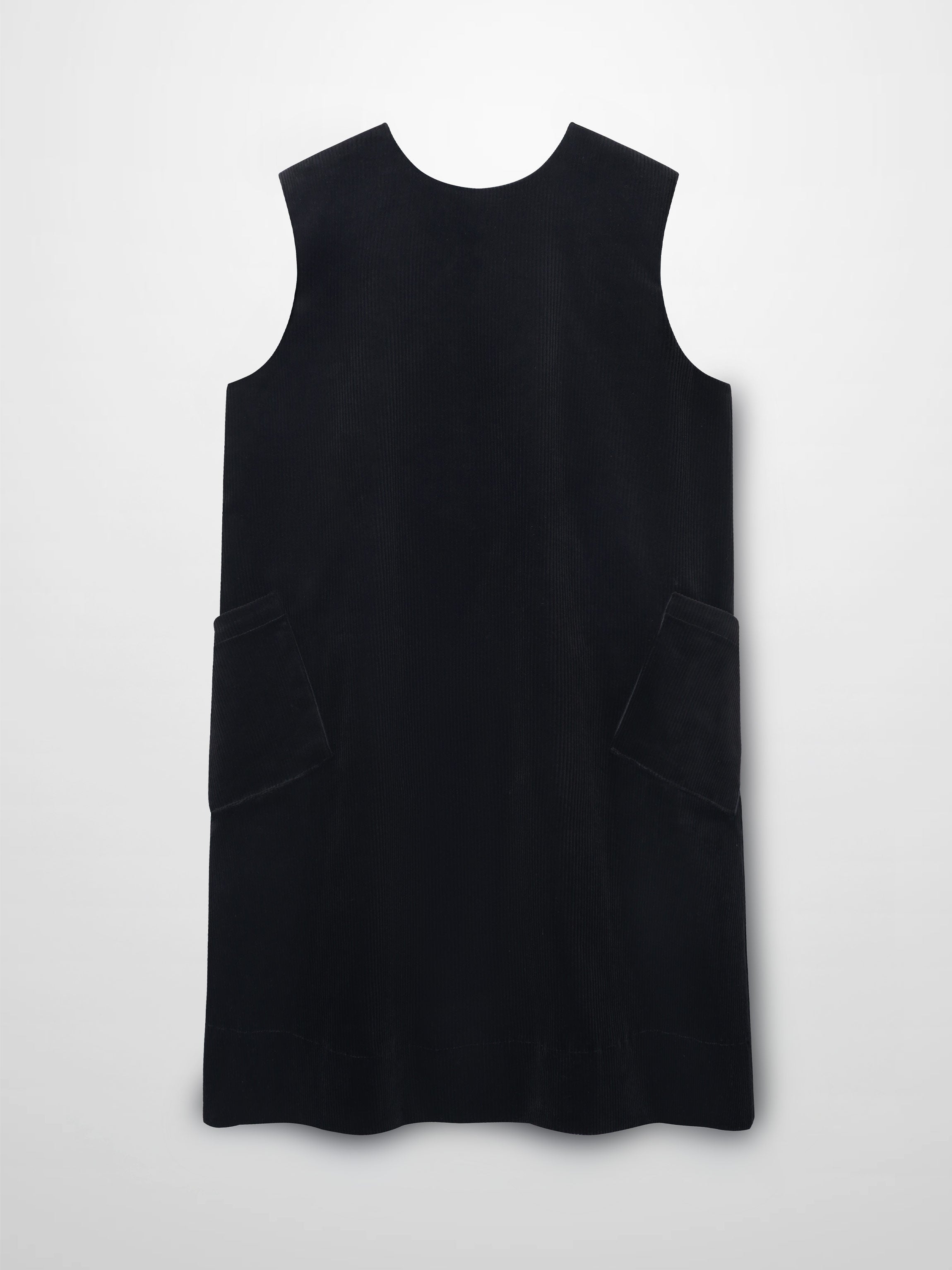 Corduroy Jumper - Black