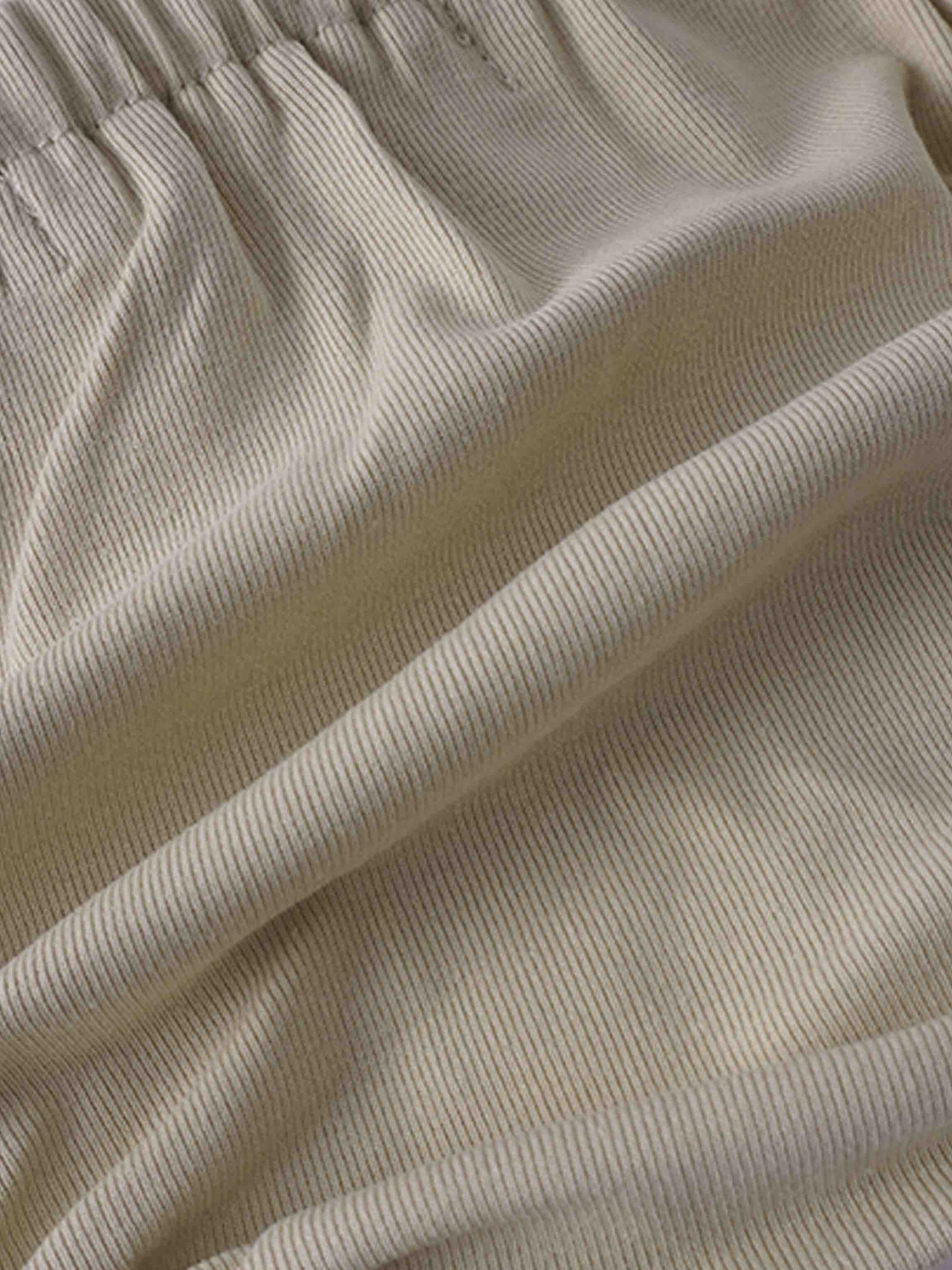 Light tan ribbed fabric bloomers