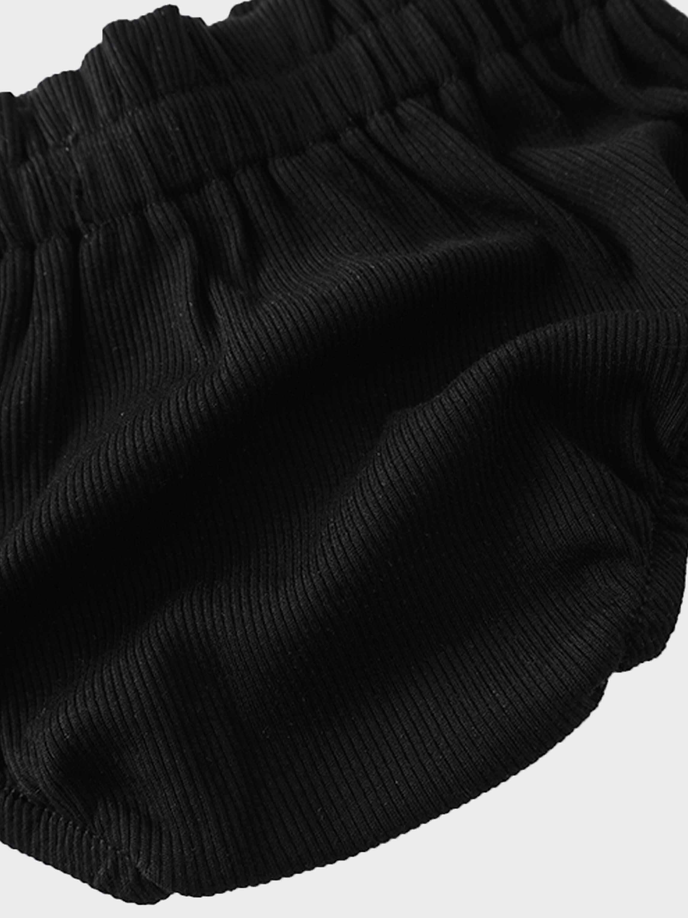 Black paper bag waist bloomers