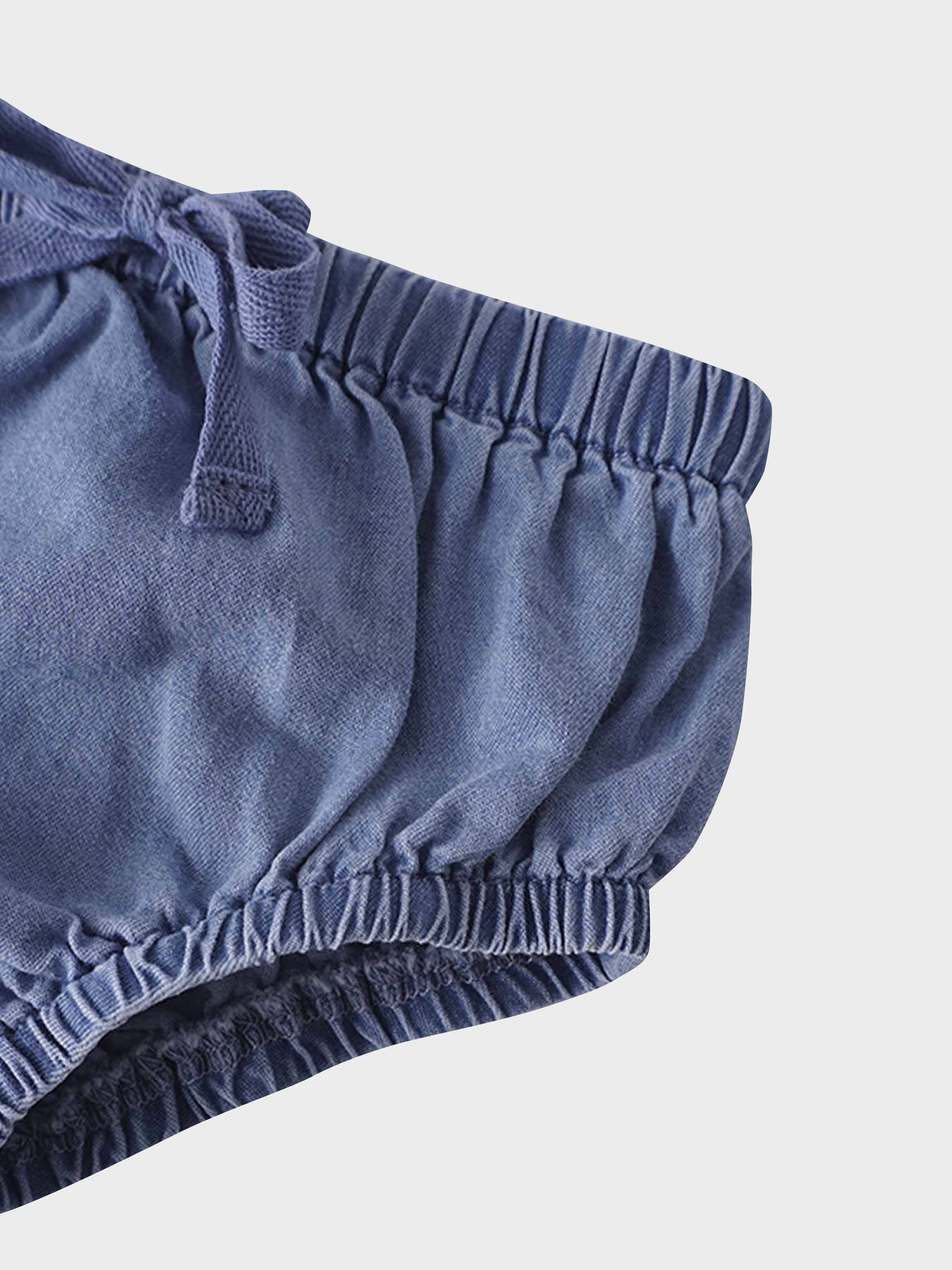 Light denim bloomers for girls & boys