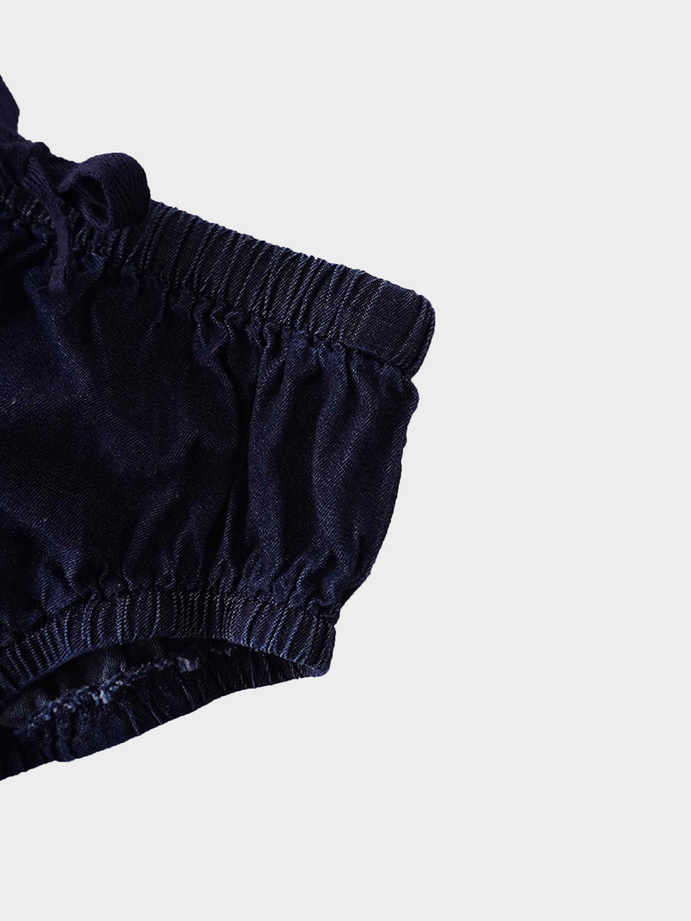 Dark denim bloomers for boys