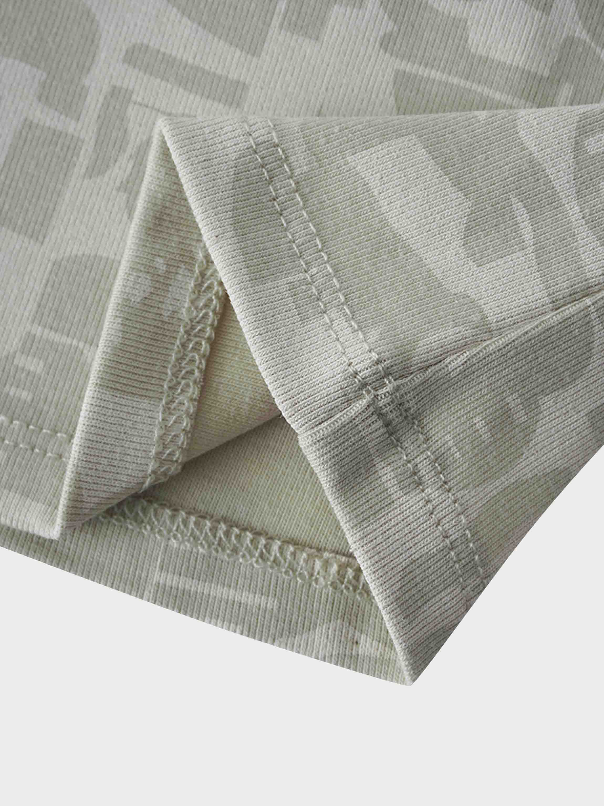 Close-up of abstract pajama hem