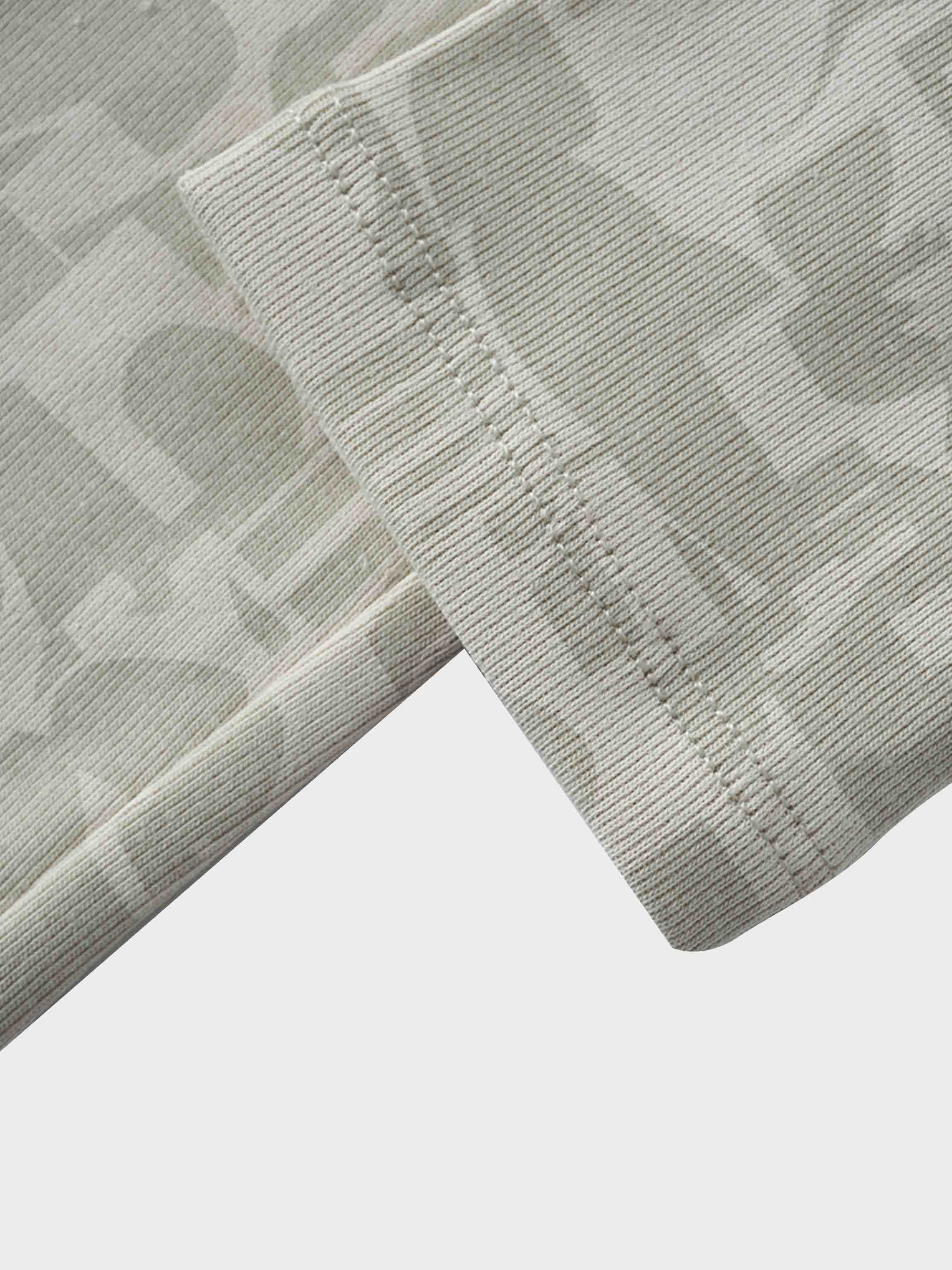 Close-up of beige abstract pajamas