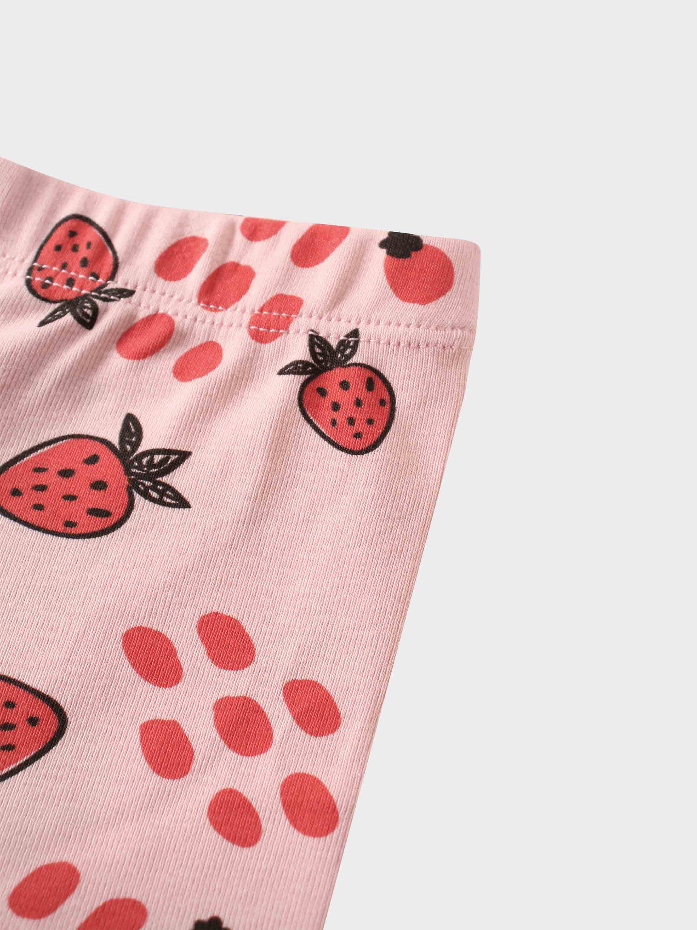 Strawberry print outfit for girls