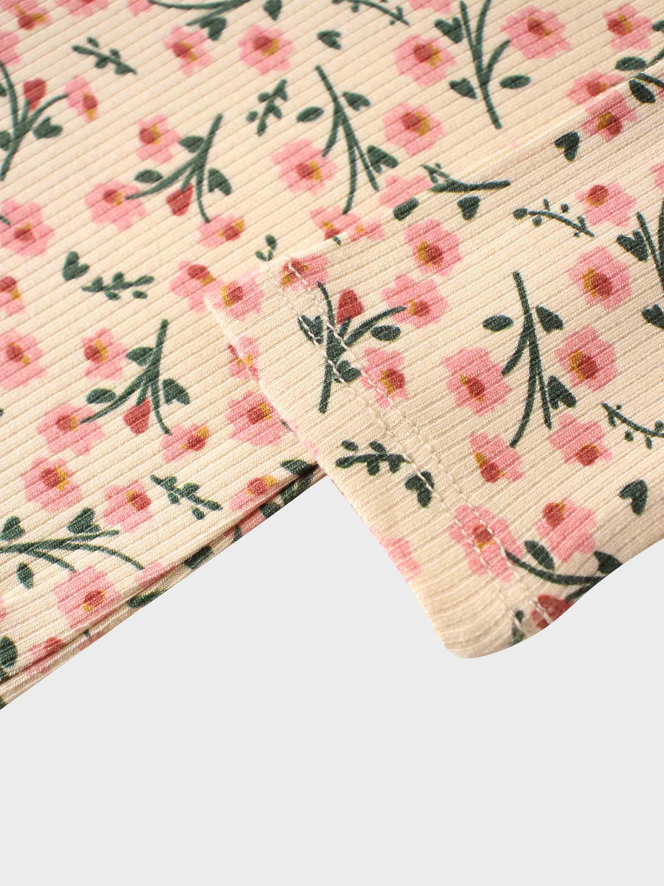 Floral print fabric for girls pajamas