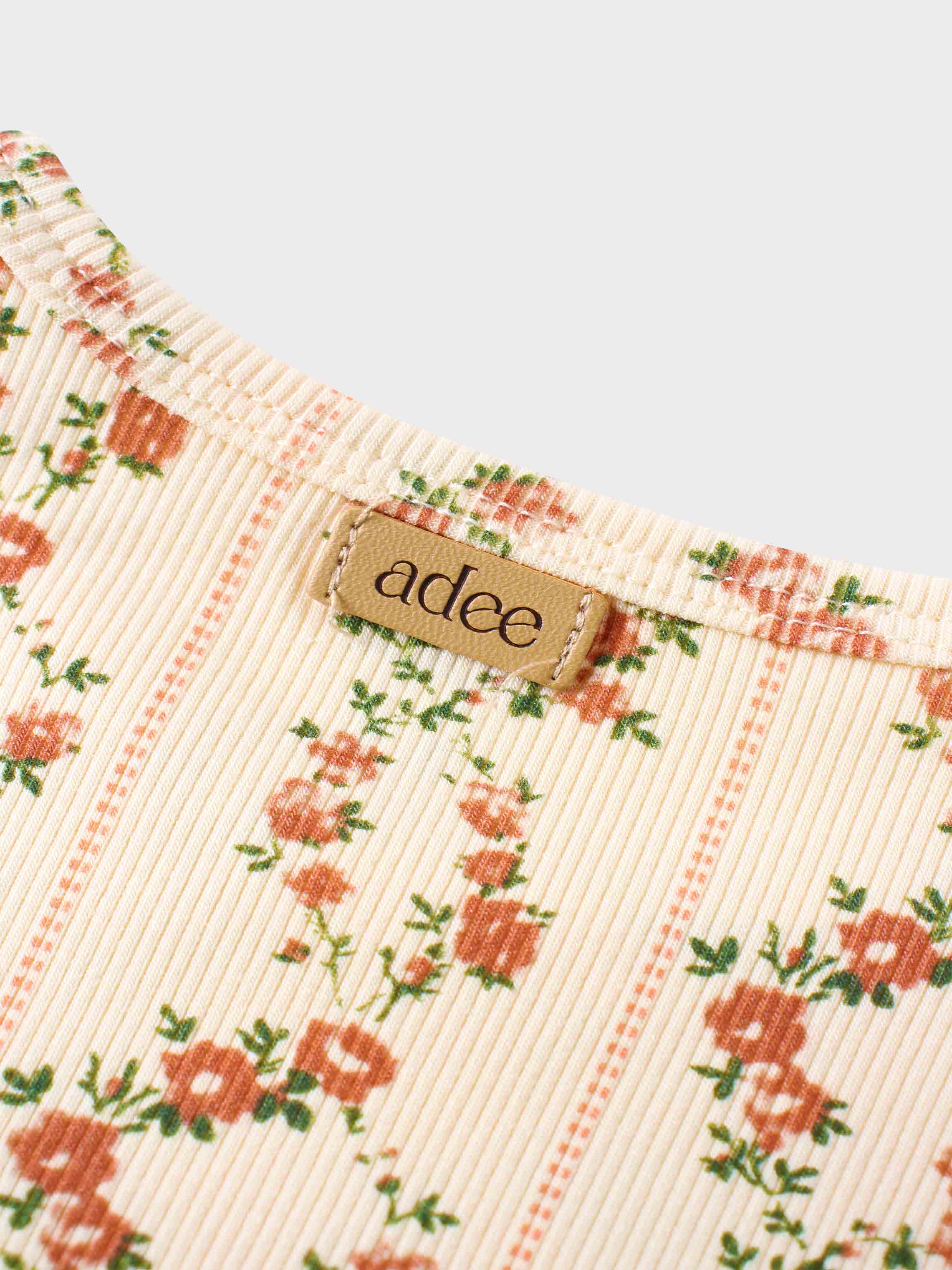 Floral design label for girls&