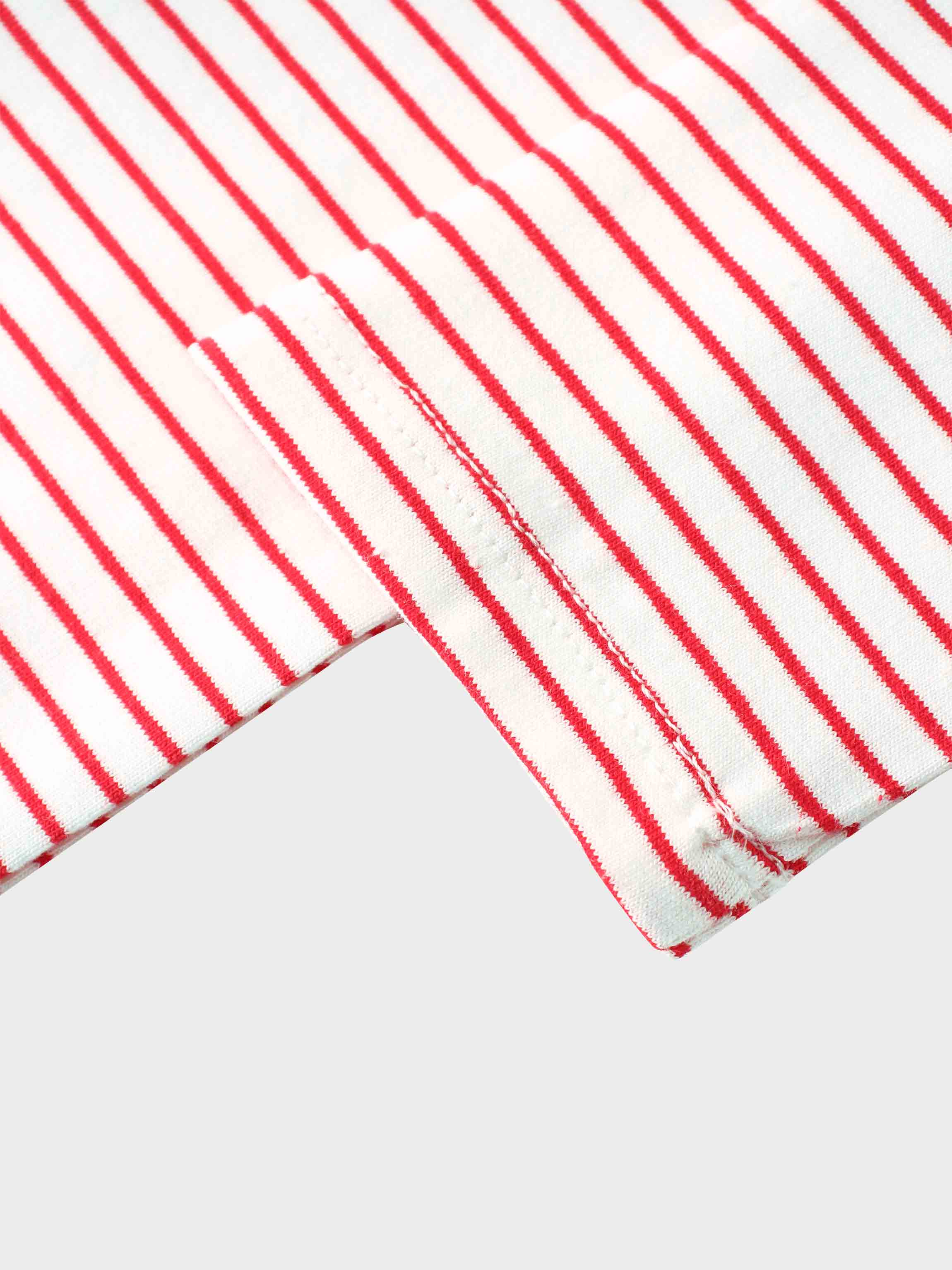 Close-up of striped girls shirt