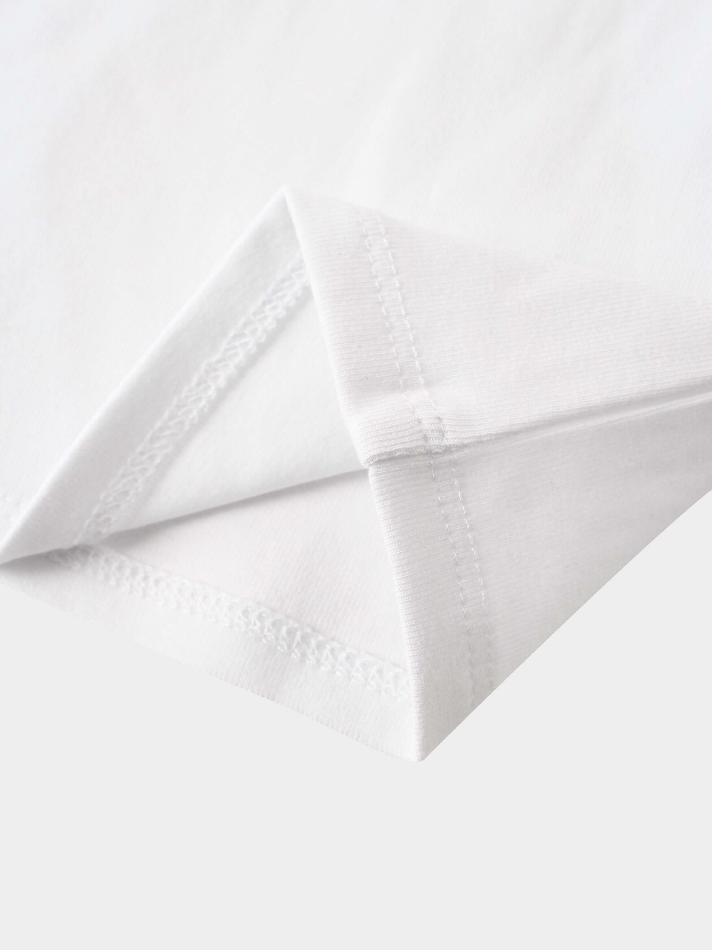 White fitted girls shirts detail