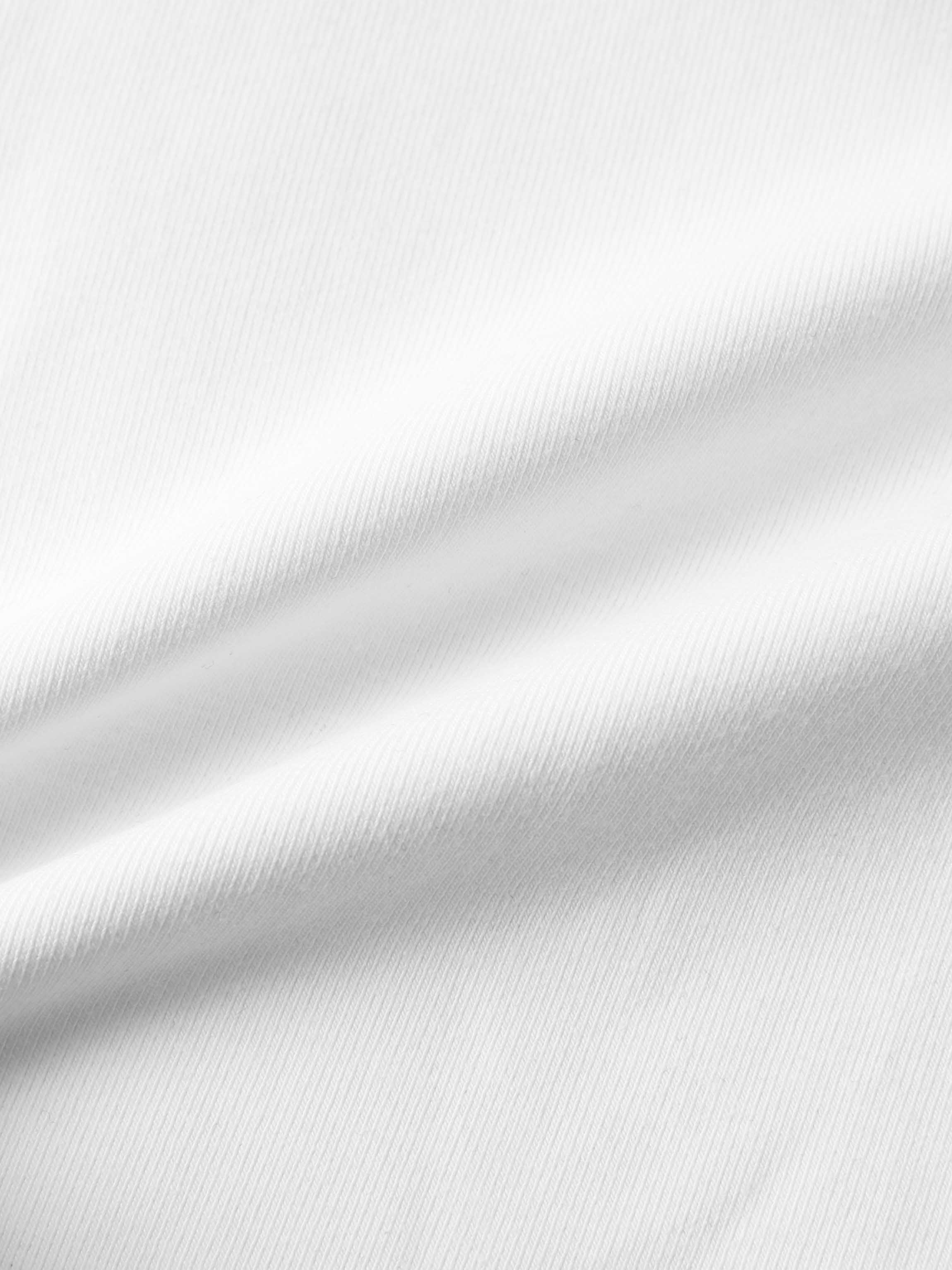White Fitted Short Sleeve T-Shirt