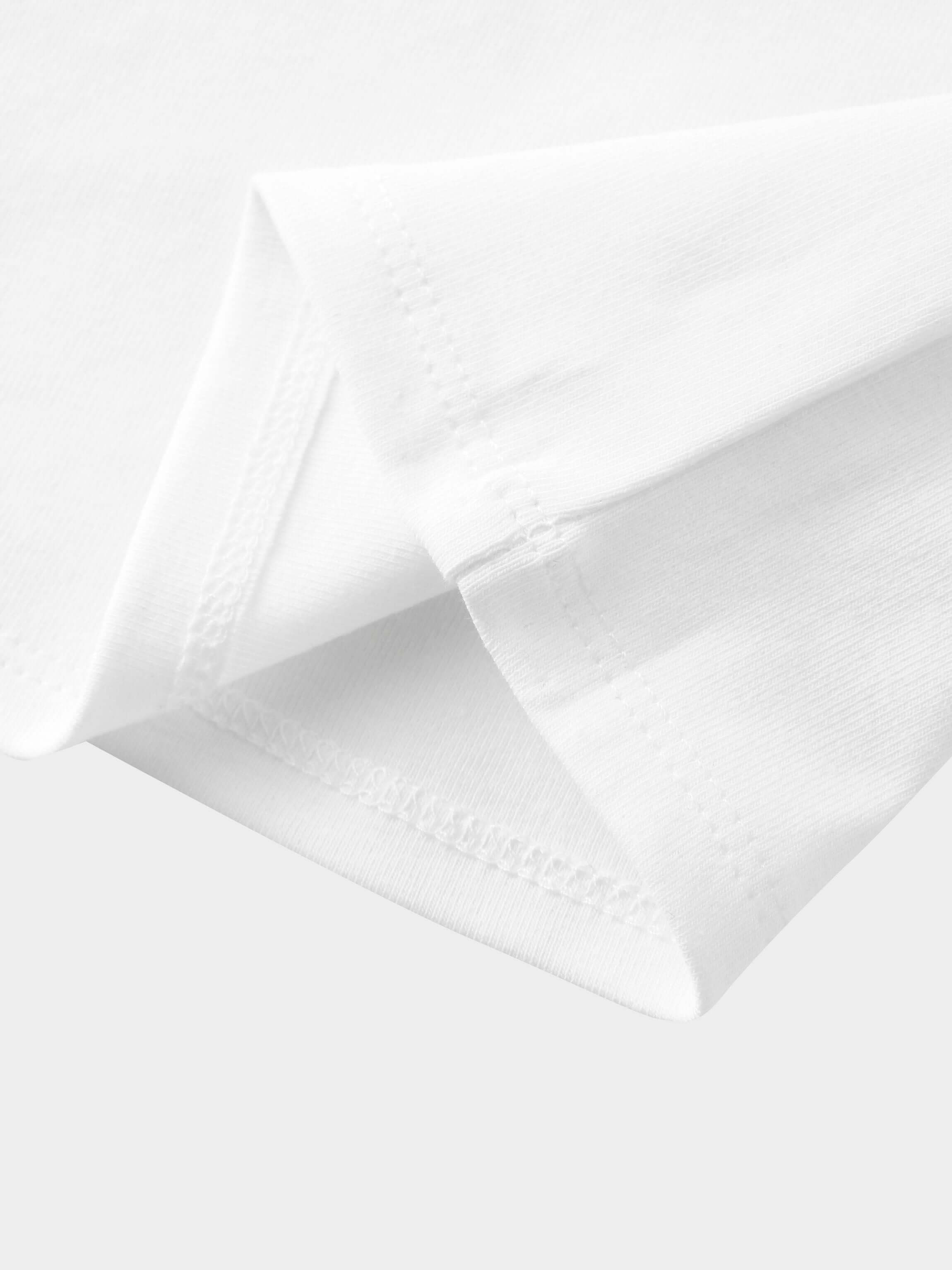 close-up of white fitted girls shirts