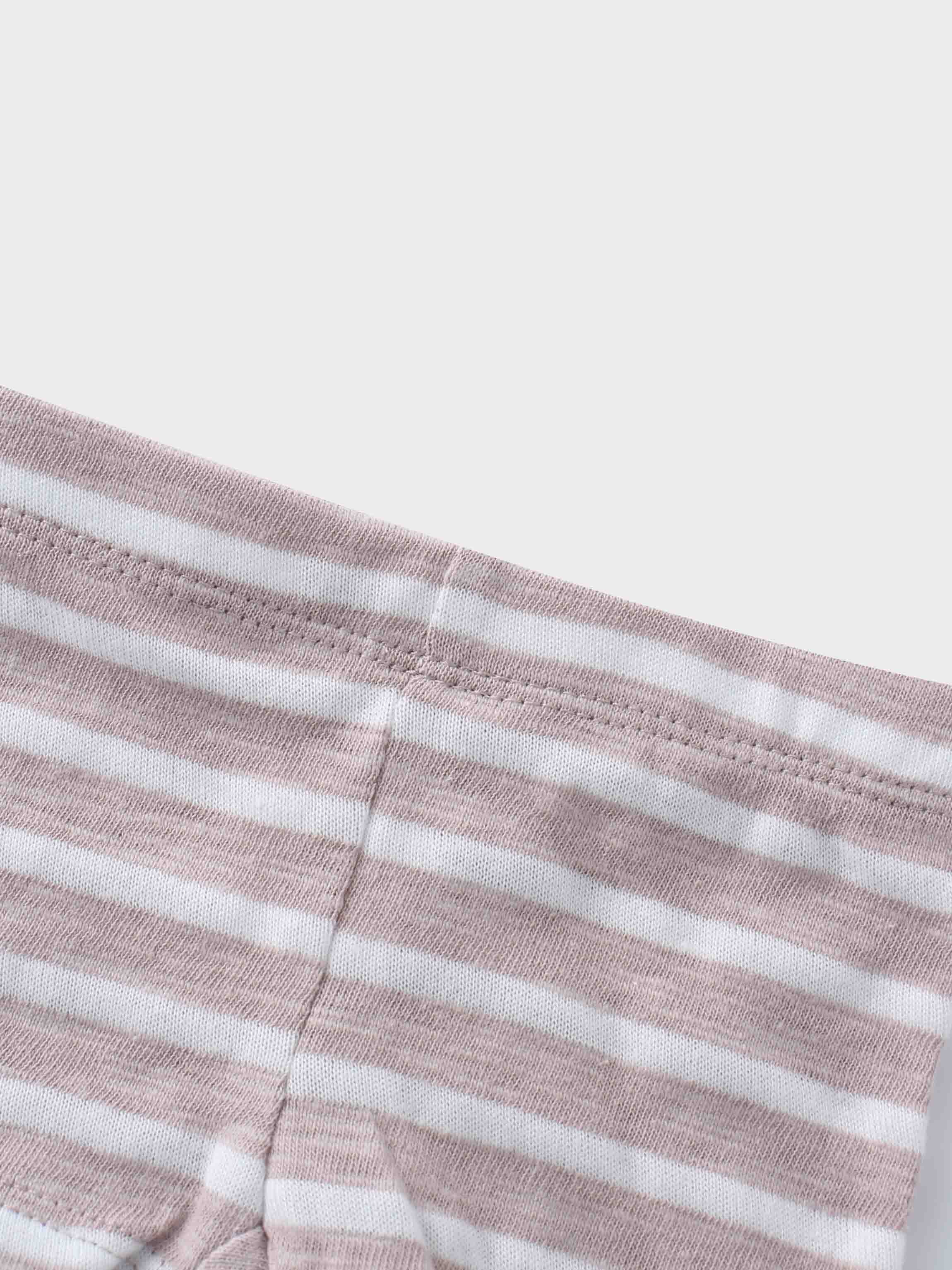 Pastel pink and white stripes