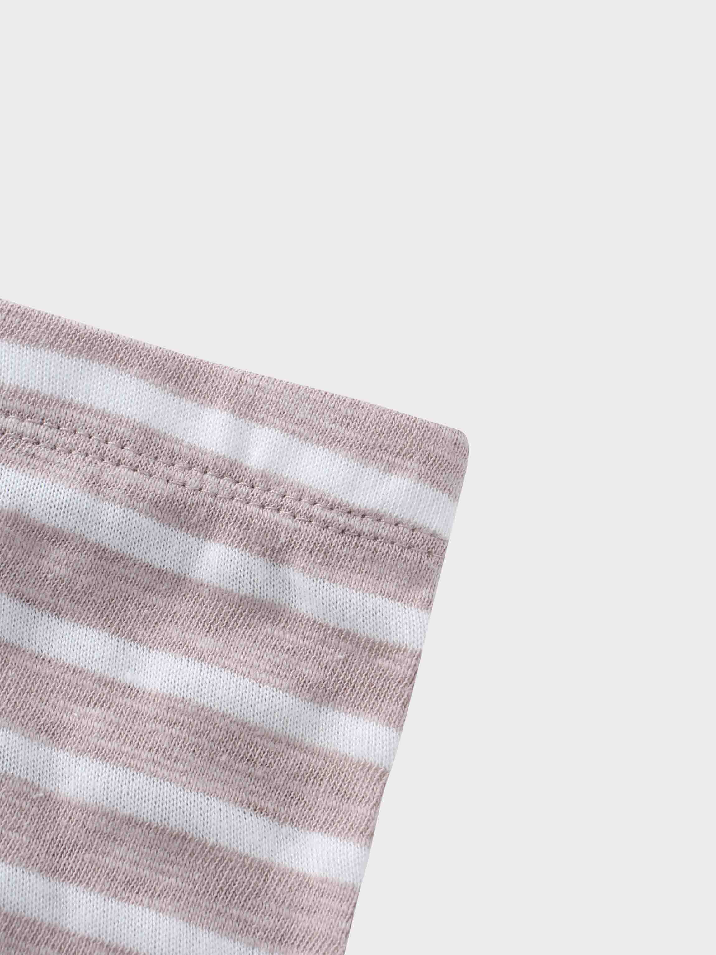 Pastel pink and white stripes