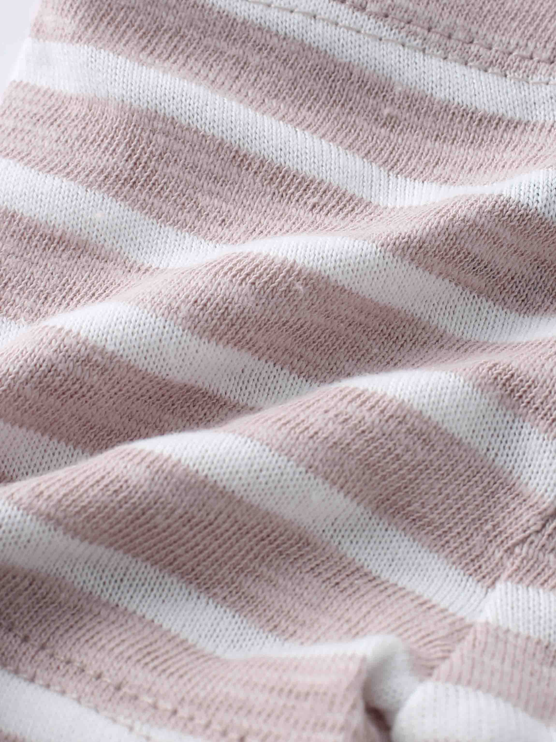 Pastel pink and white stripes
