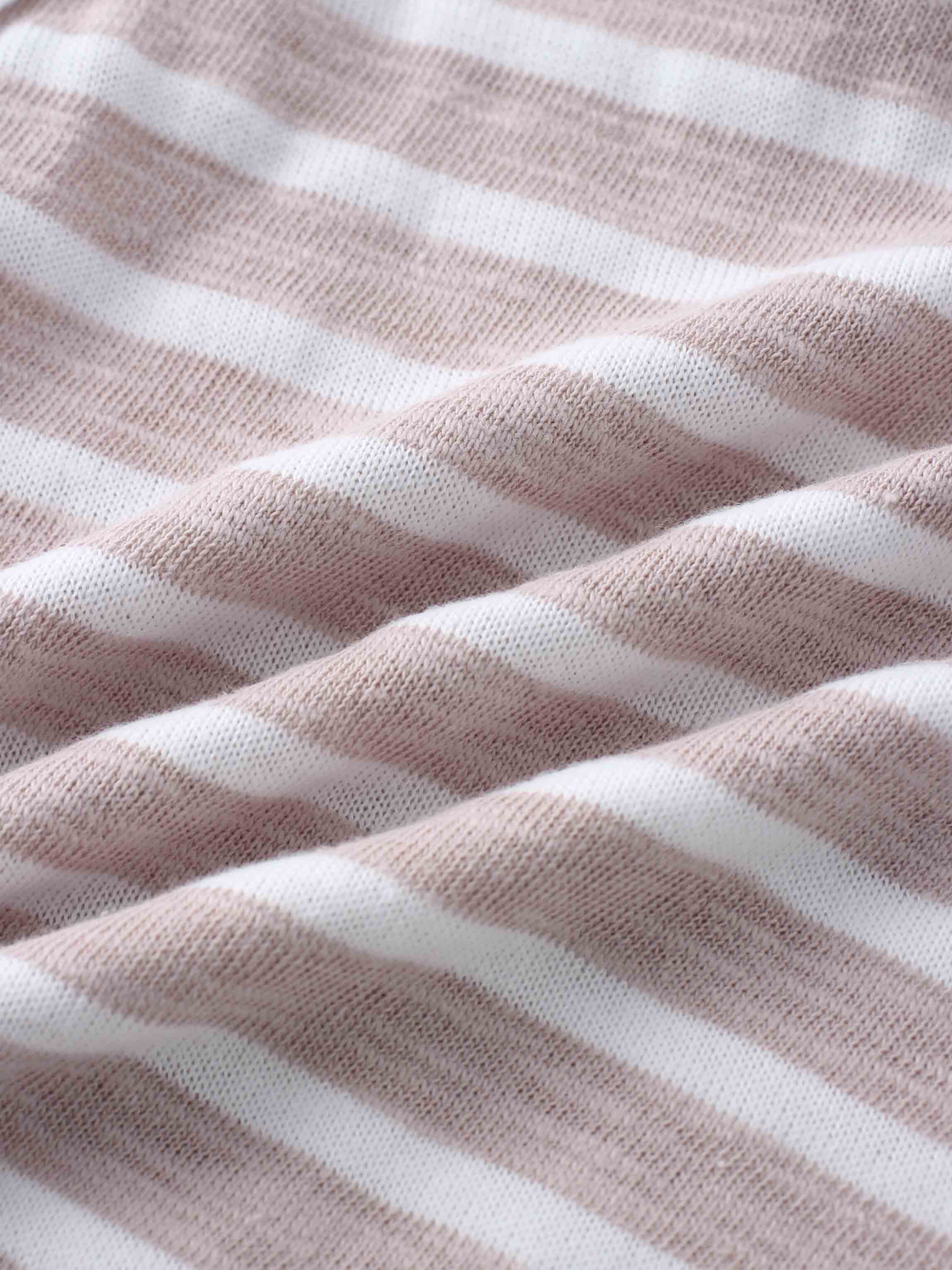 Muted pink and white stripes