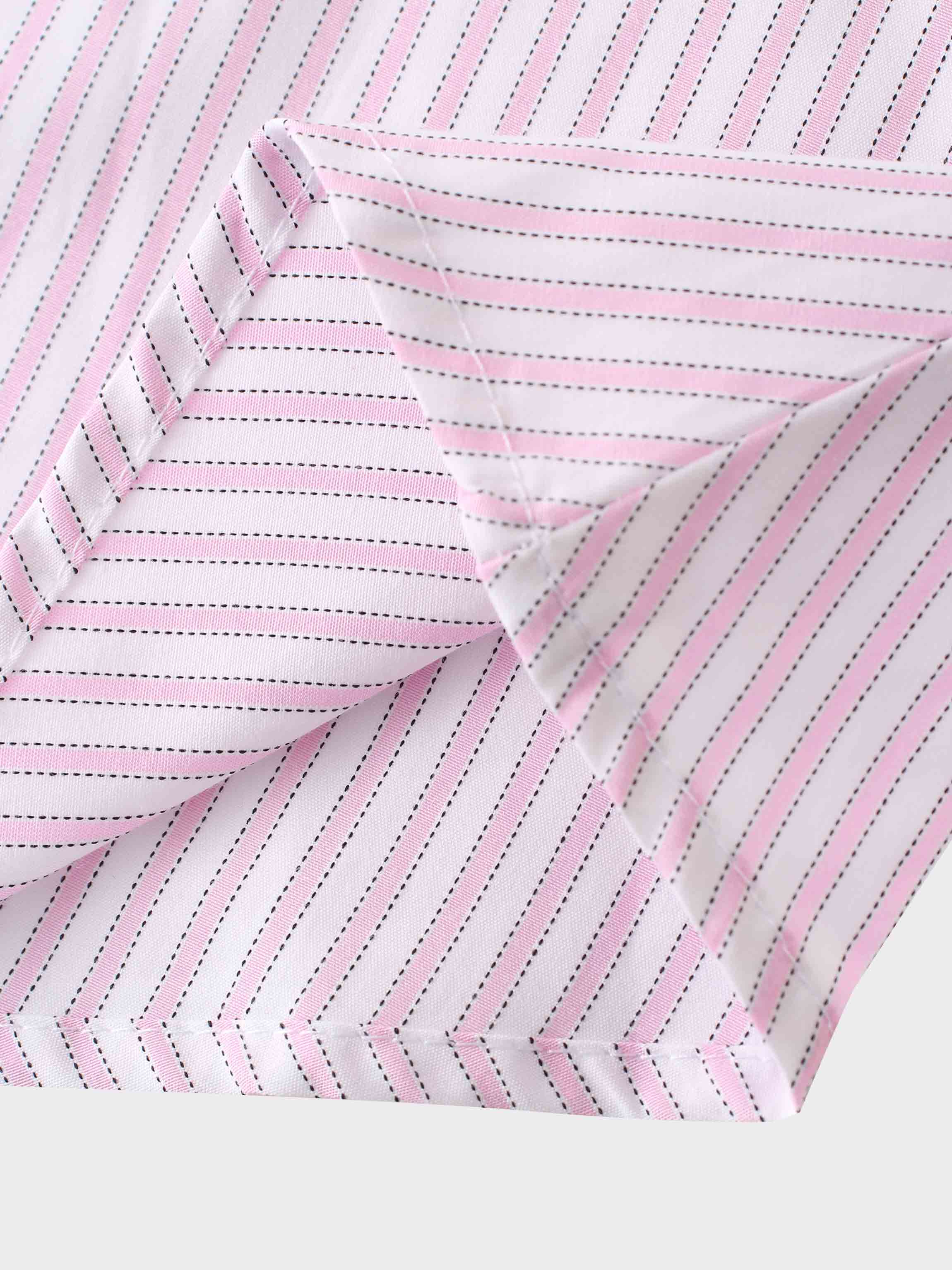 striped cotton skirt detail