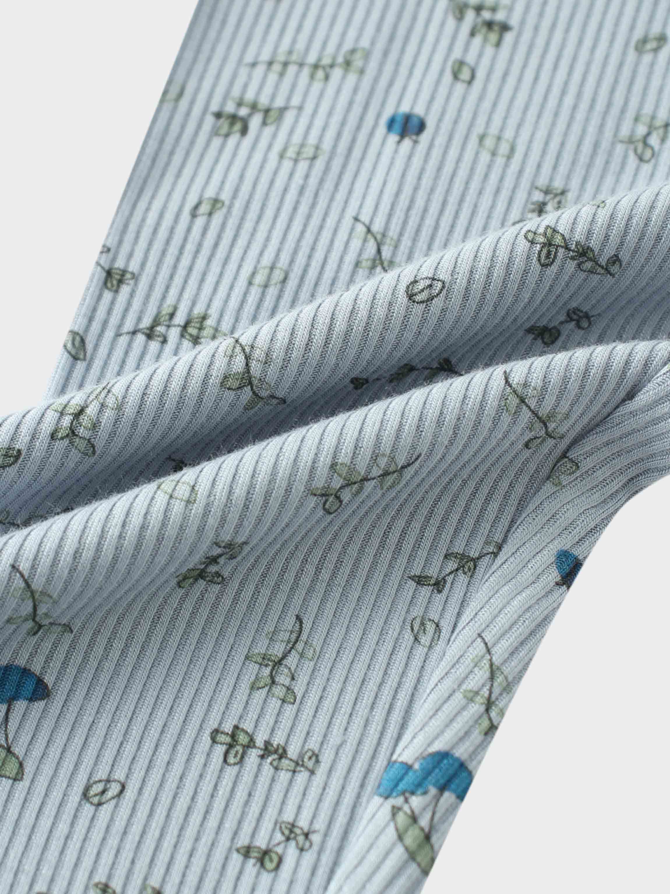 Mini Berry Pajamas light blue pattern