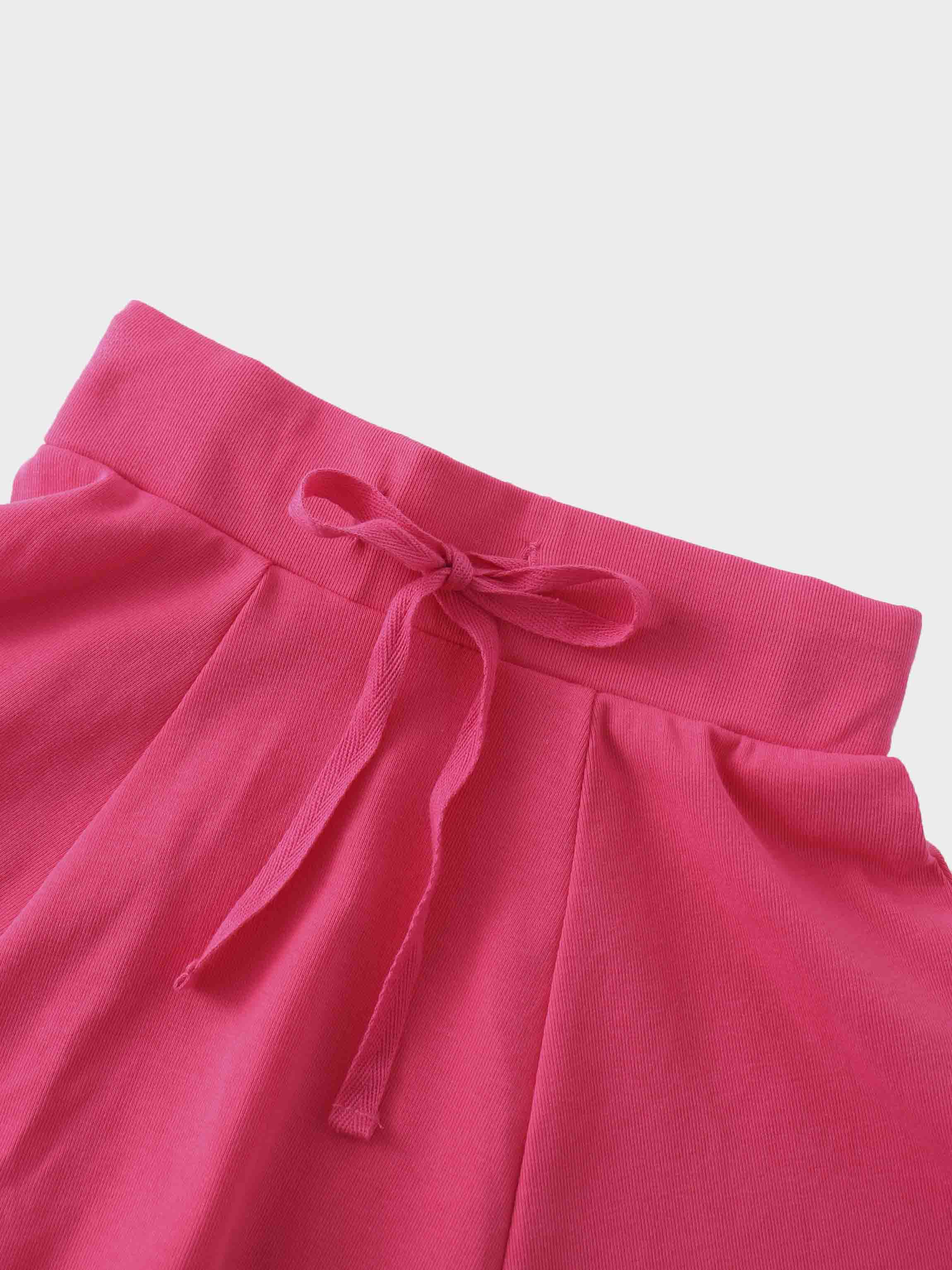 Hot pink skirt waistband for girls