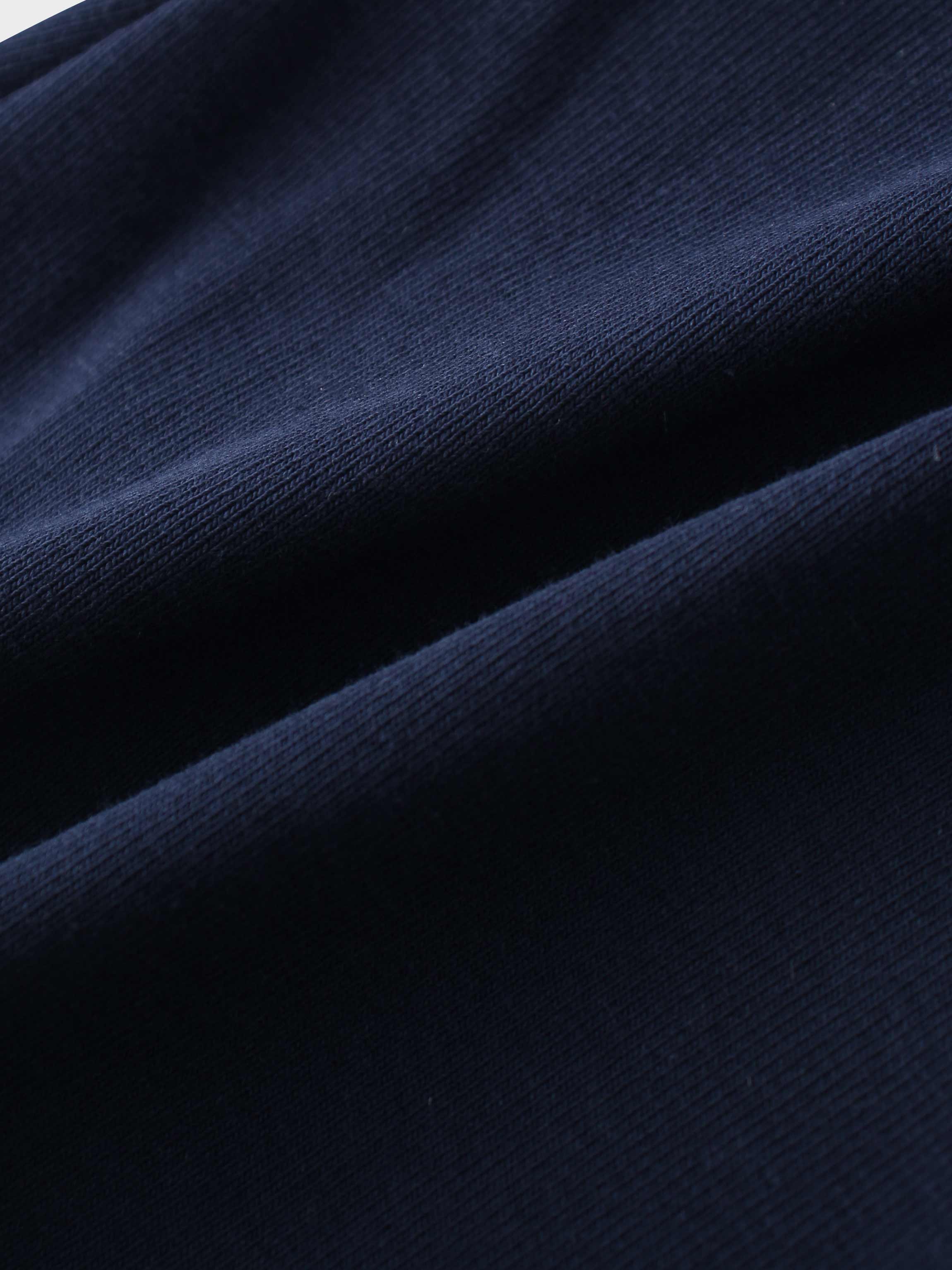Navy blue baby romper fabric