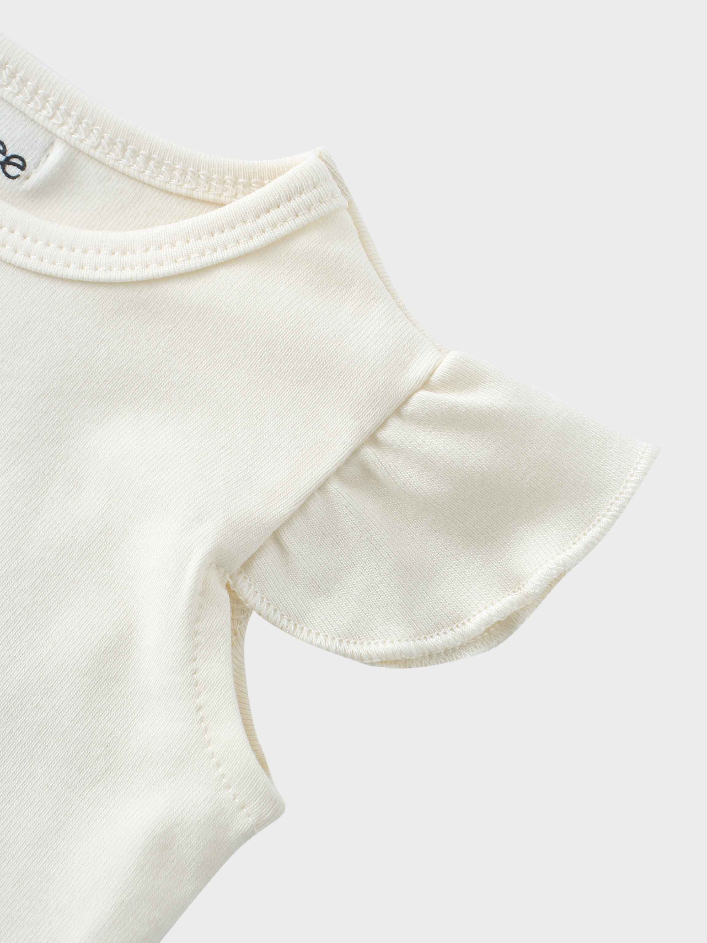 Off-white tank top ruffle sleeve